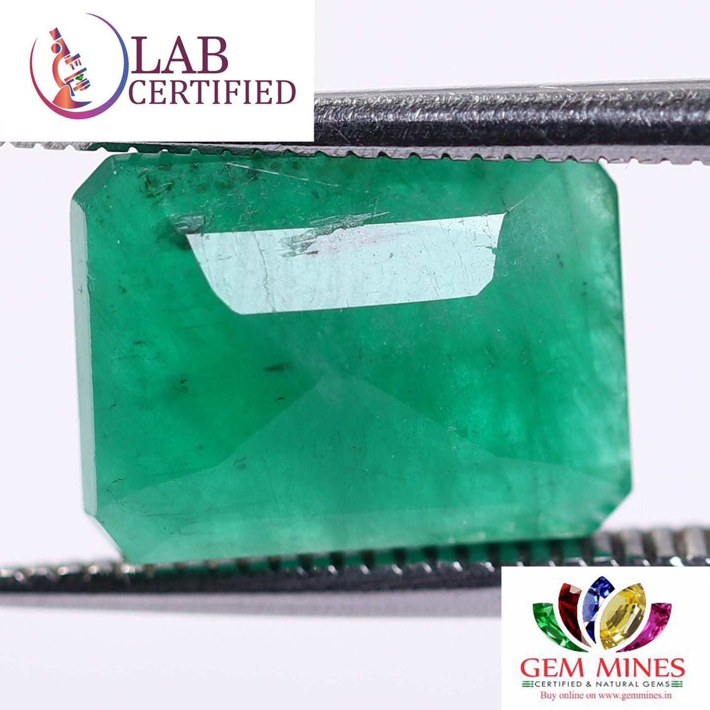 EMR7872 2 Emerald 3.36 Ct.