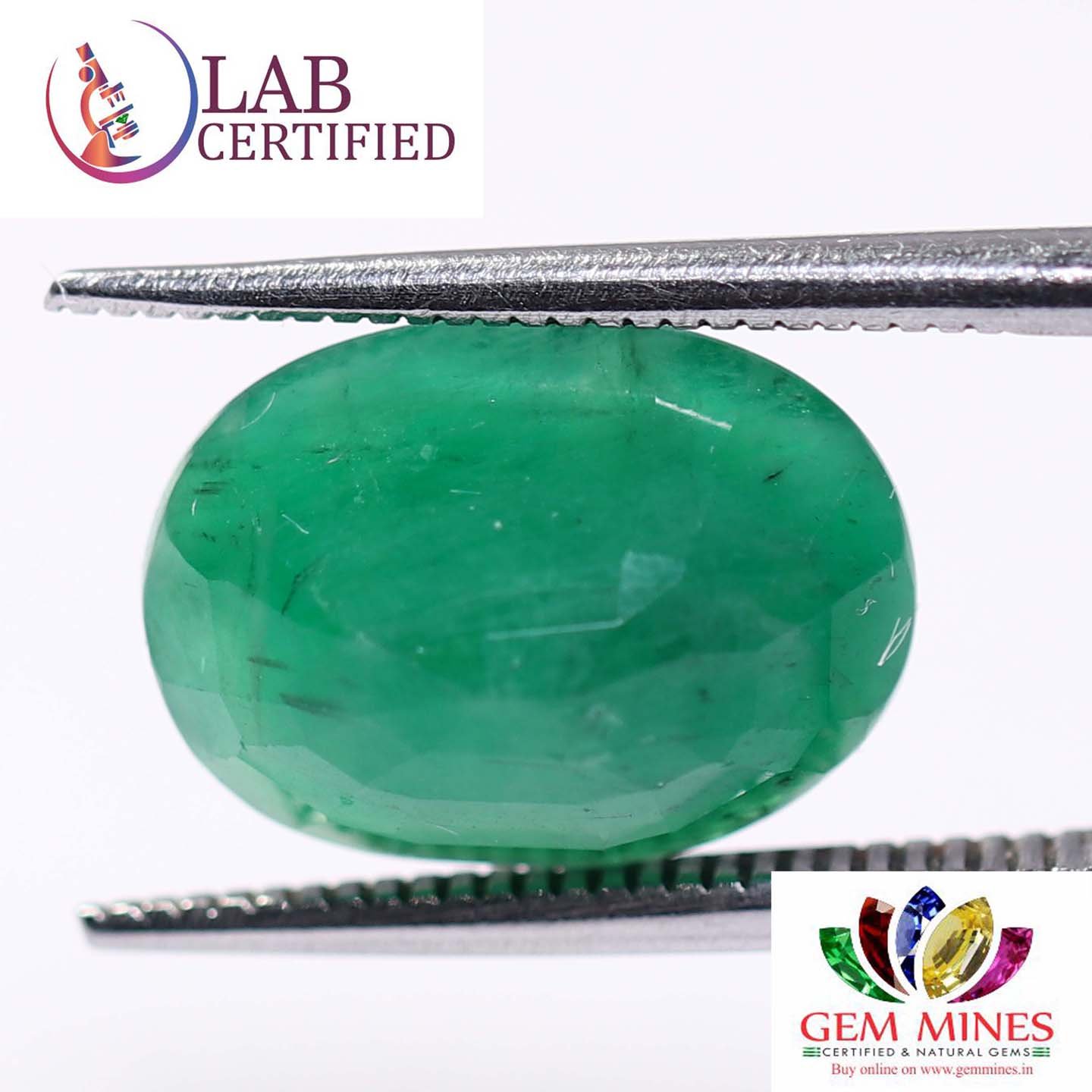 EMR7892 2 Emerald 5.3 Ct.