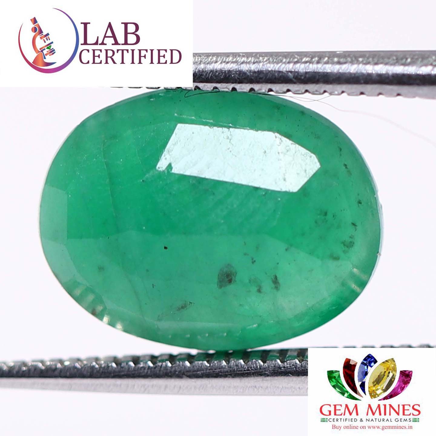 EMR7893 2 Emerald 3.54 Ct.