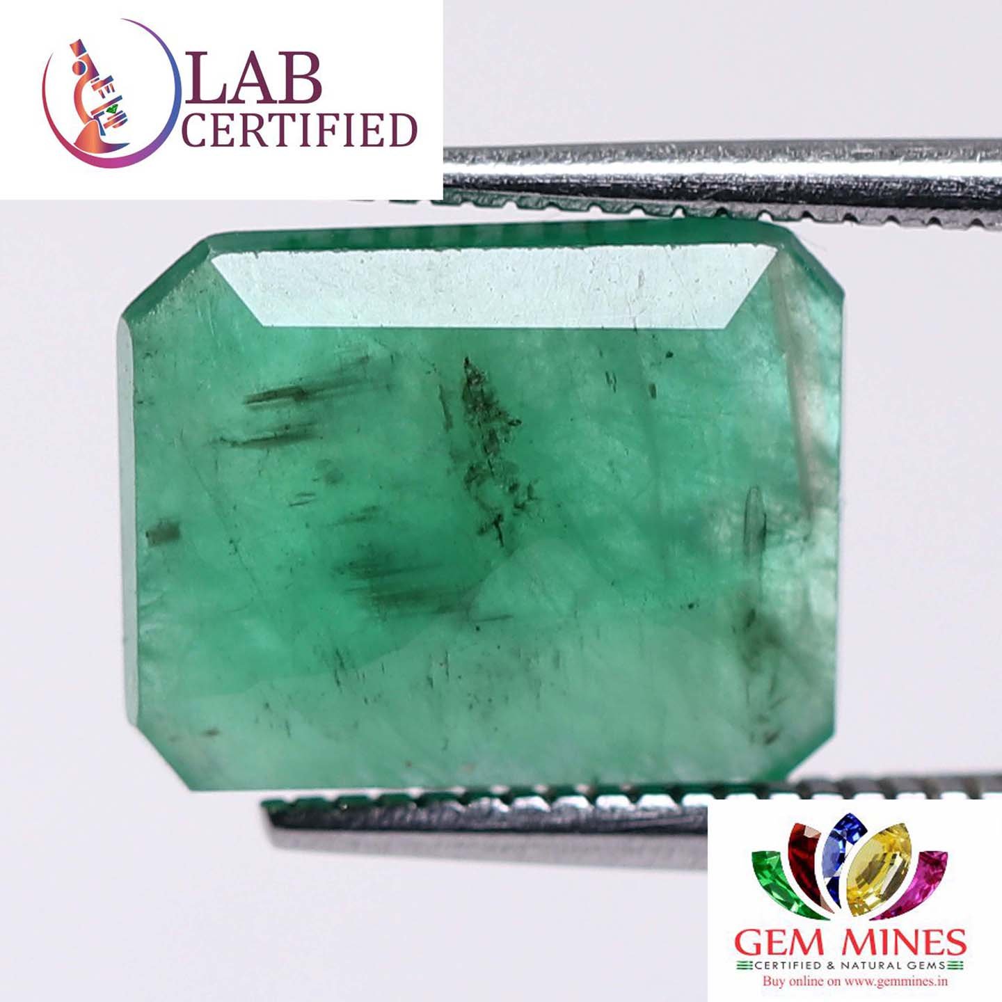 EMR7928 2 Emerald 2.87 Ct.