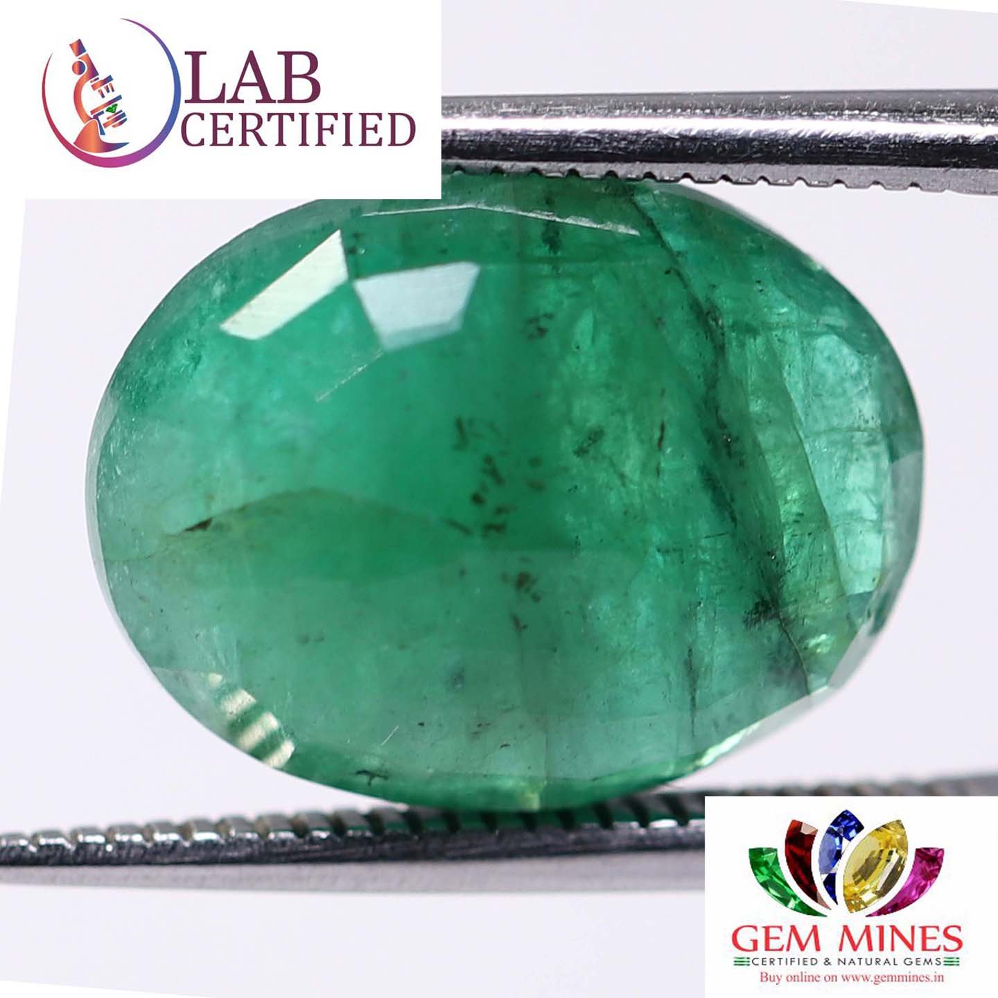 EMR7929 2 Emerald 6.48 Ct.