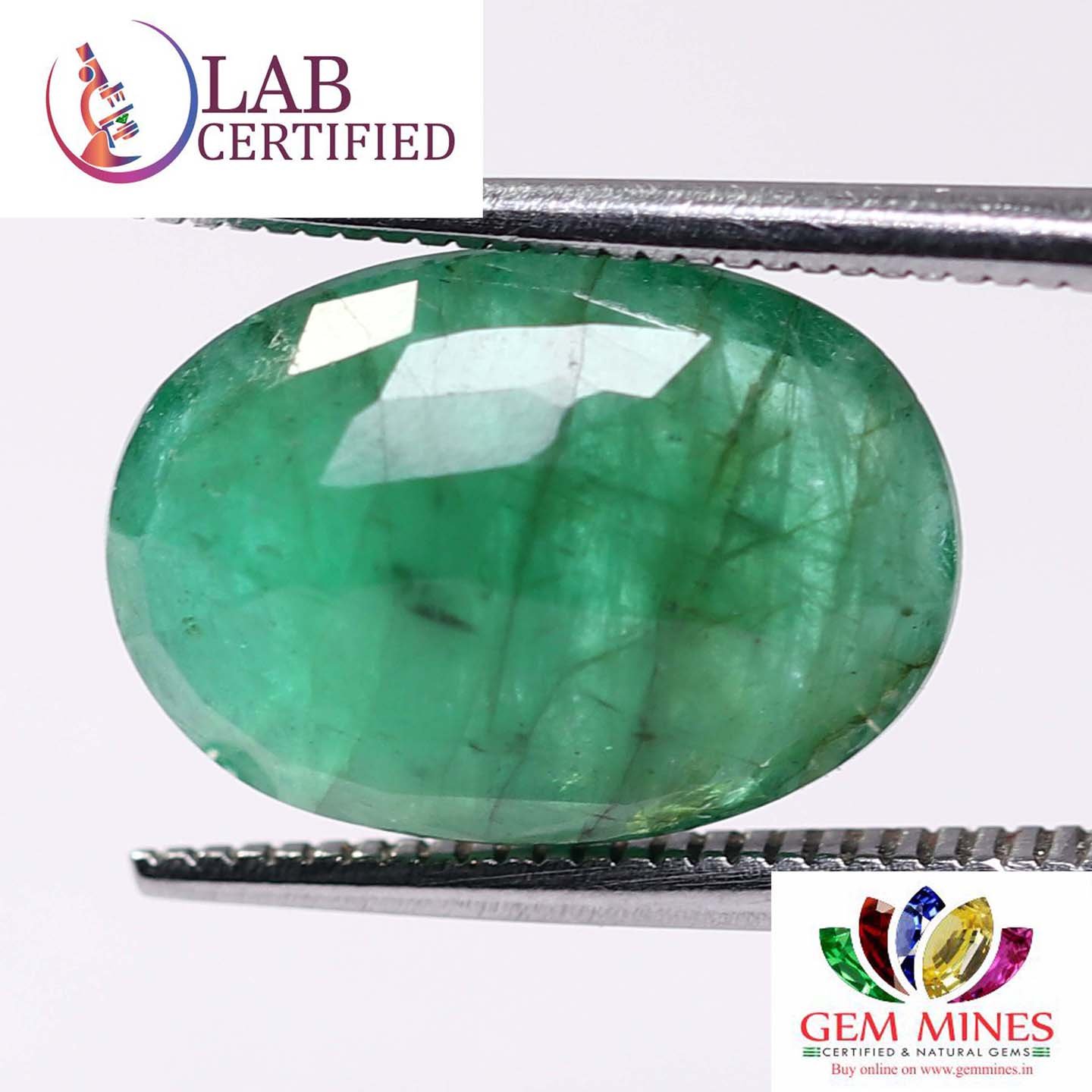 EMR7933 2 Emerald 4.81 Ct.
