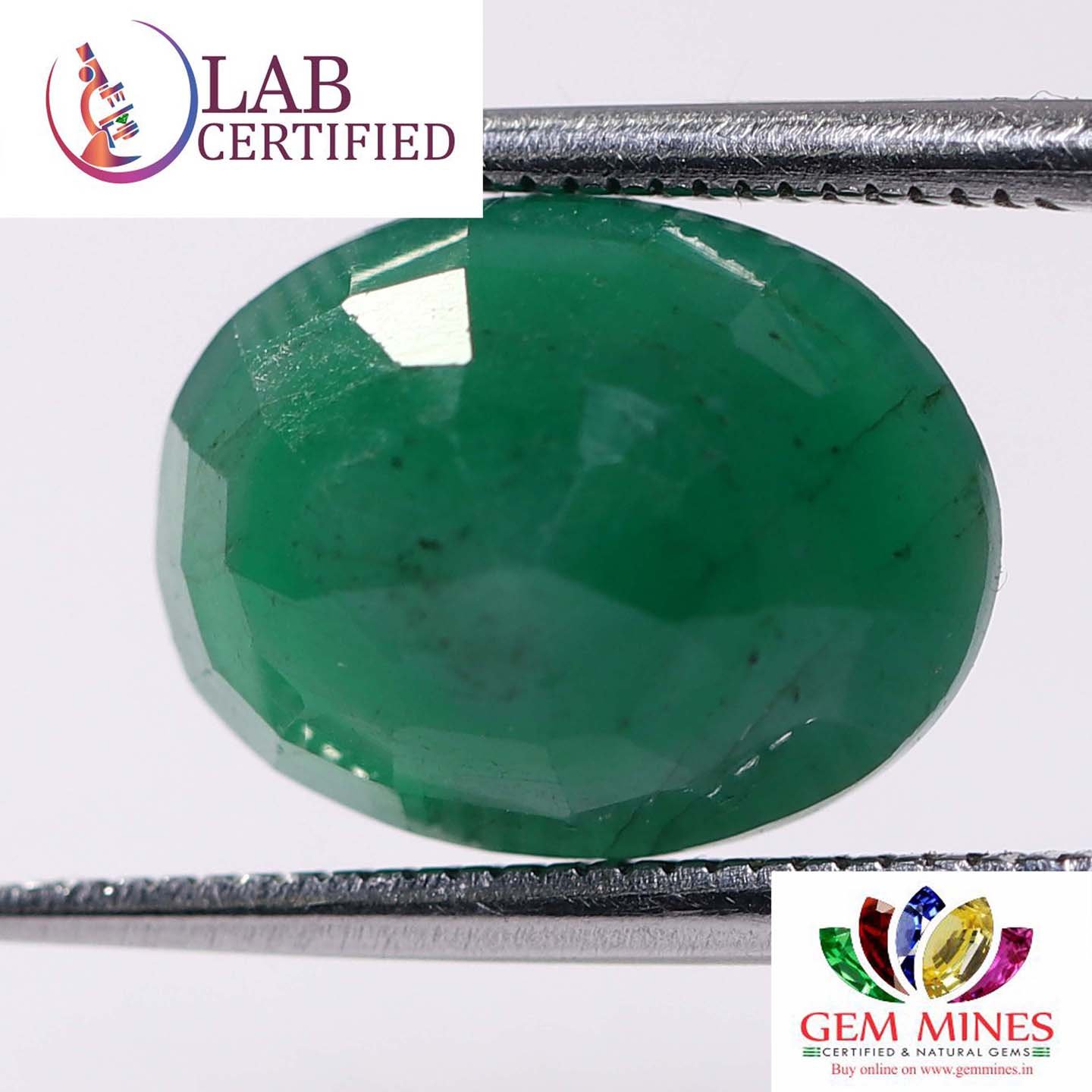EMR7942 2 Emerald 5.01 Ct.