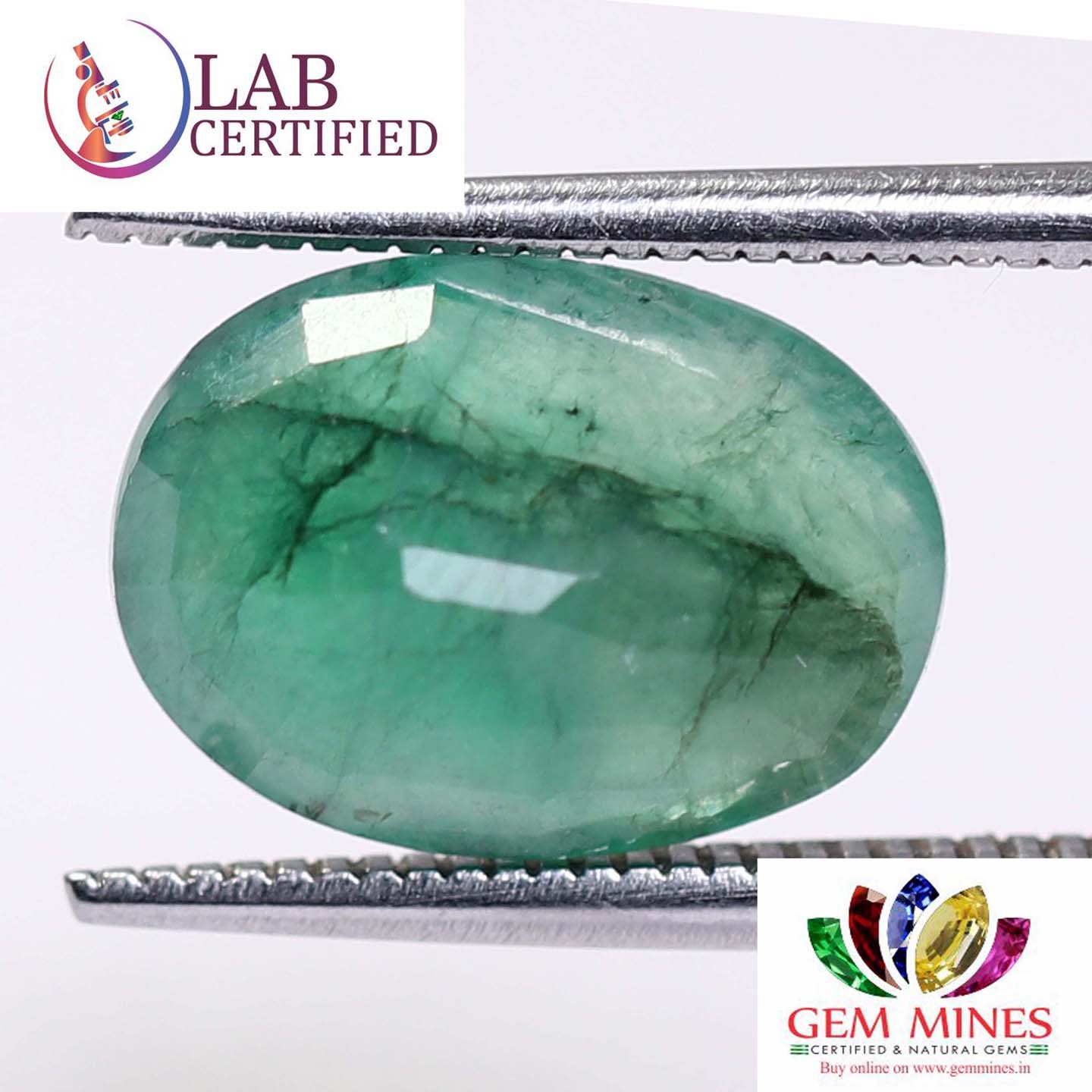 EMR7969 2 Emerald 3.78 Ct.