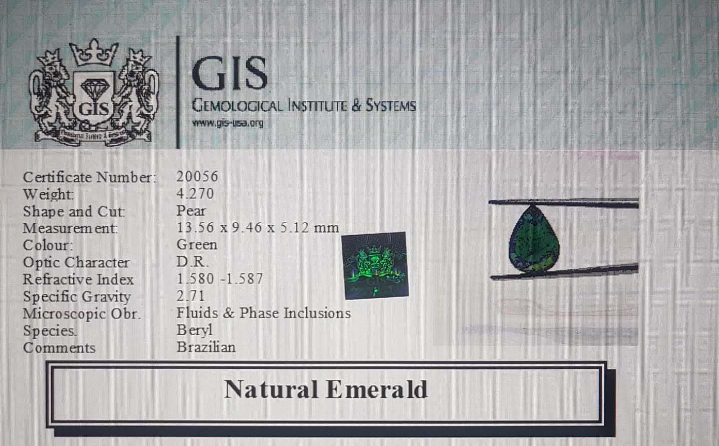 Emerald 4.27 Ct.