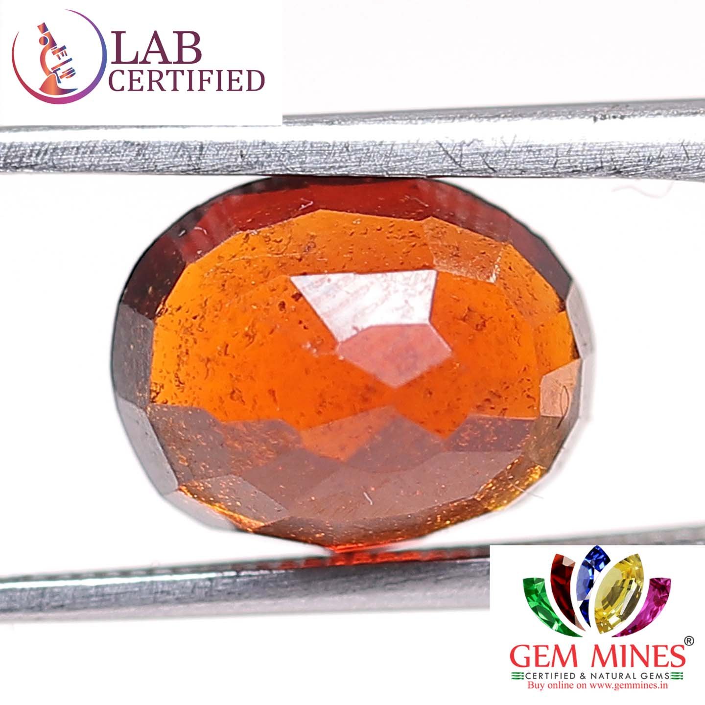 GMD3876 2 Hessonite (Gomed) 4 Ct.