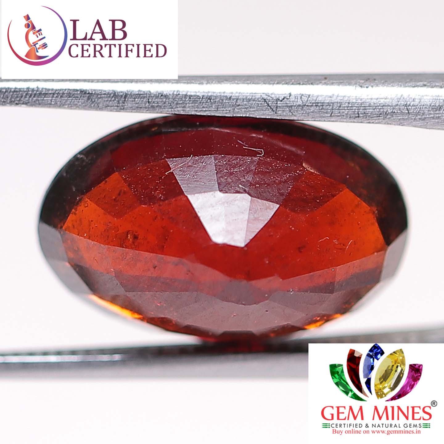 GMD3901 2 Hessonite (Gomed) 6.22 Ct.
