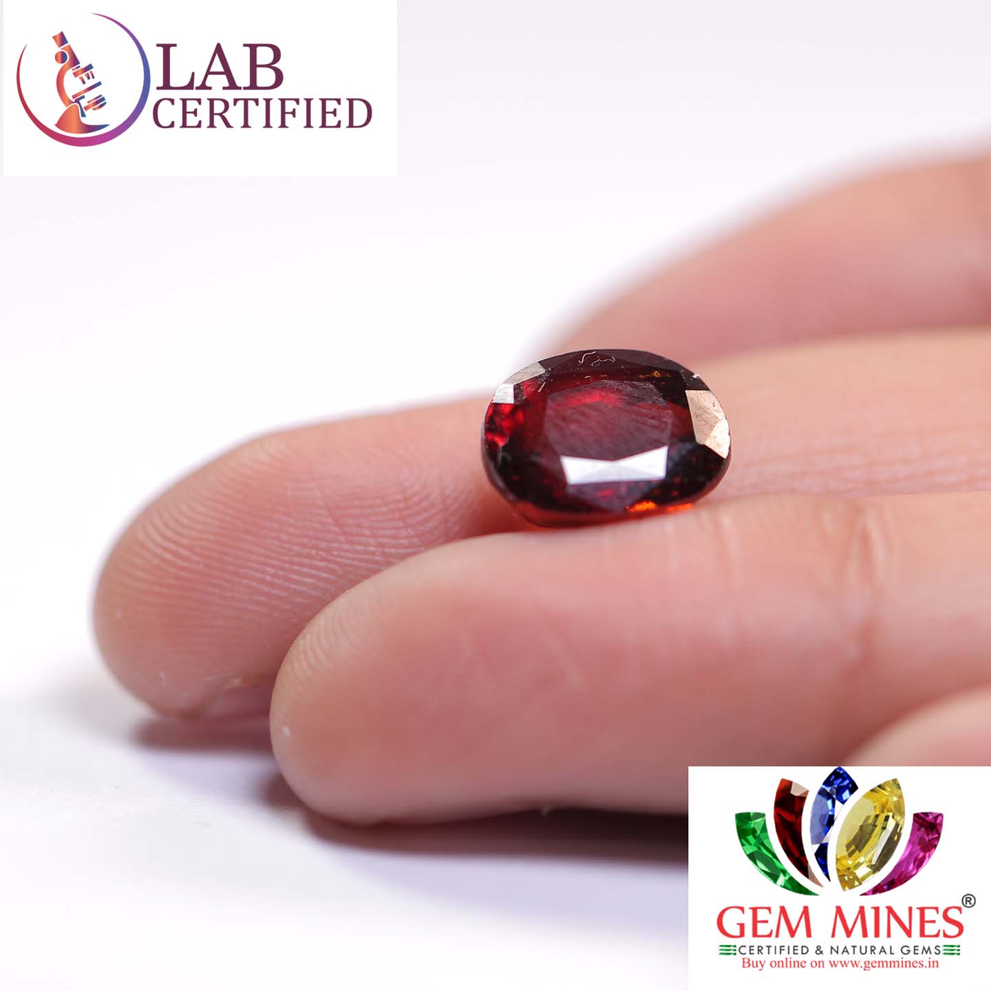 GMD3903 3 Hessonite (Gomed) 4.35 Ct.