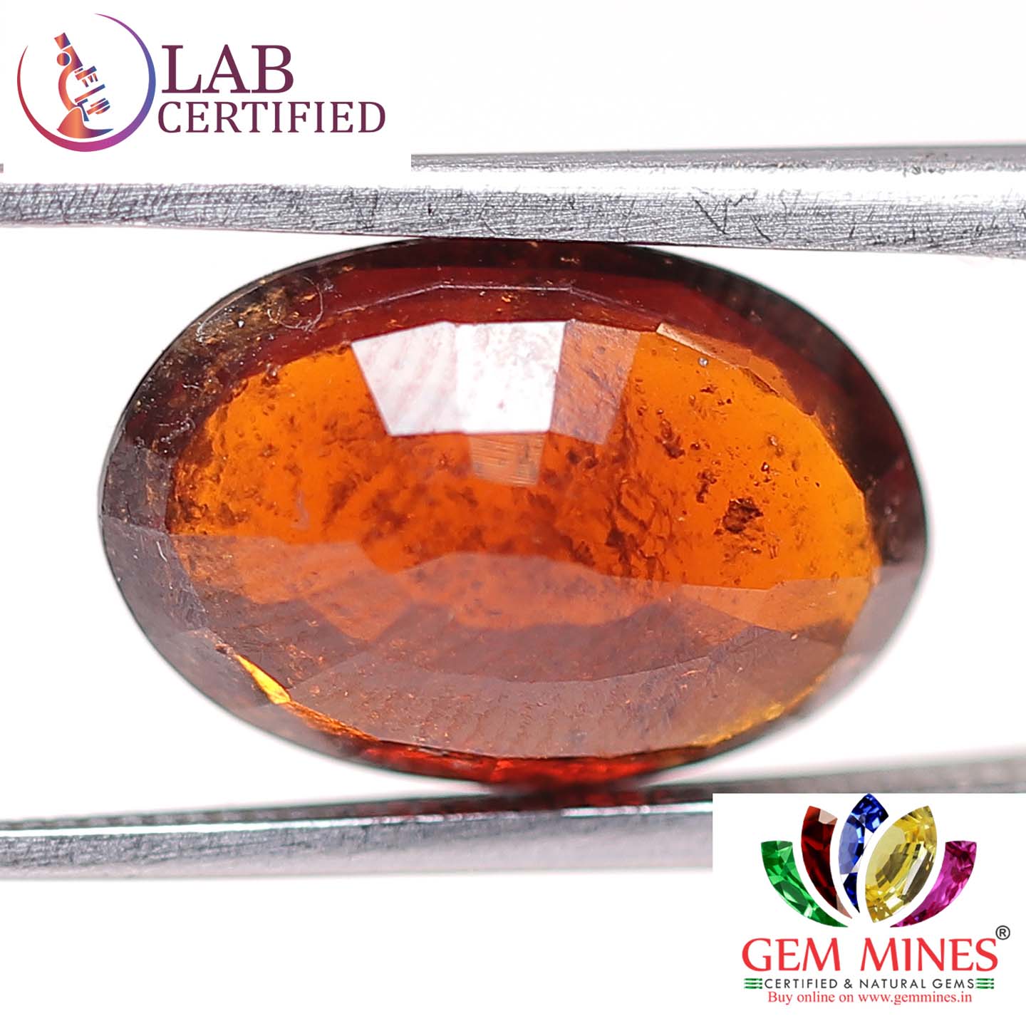 Hessonite (Gomed) 4.69 Ct.