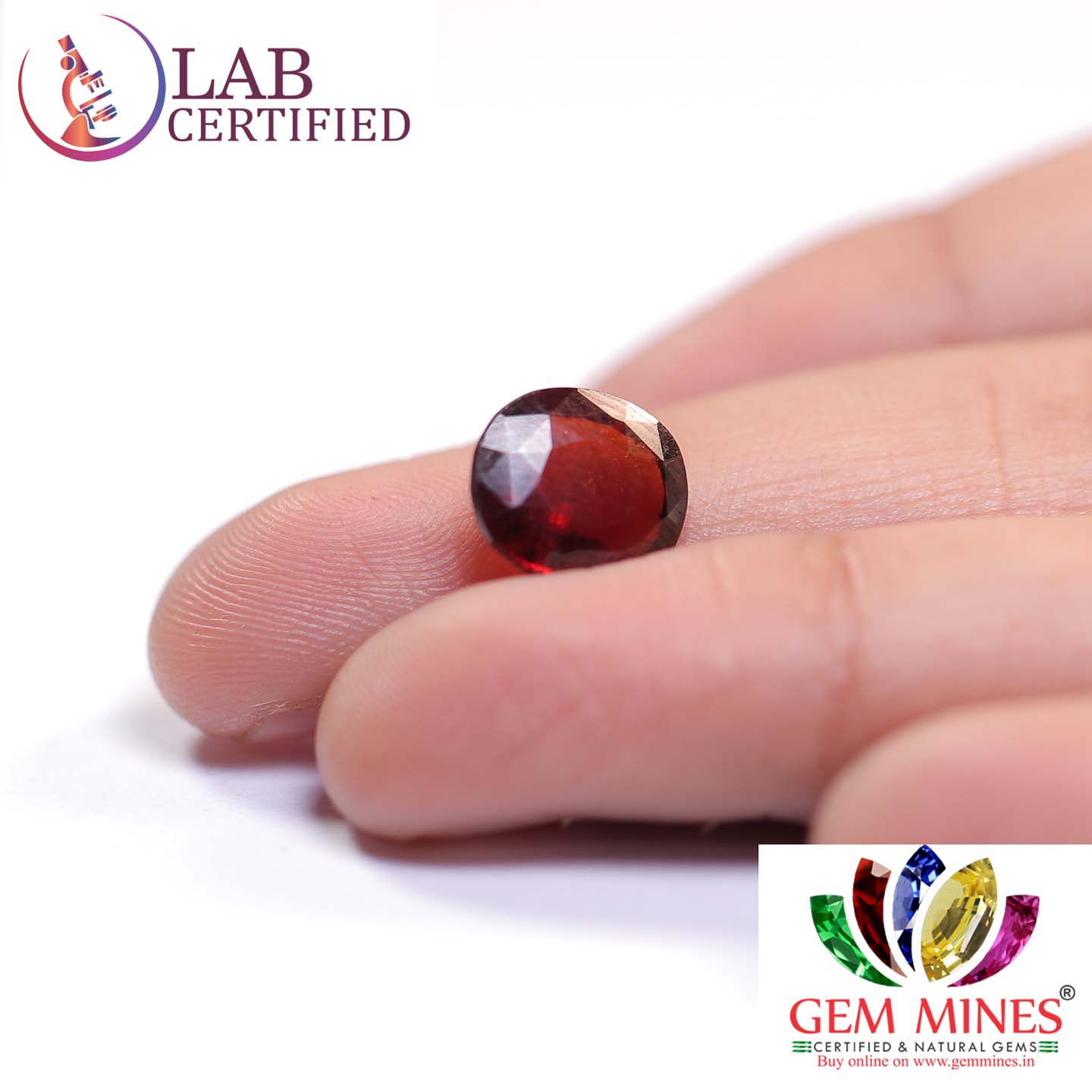 Hessonite (Gomed) 3.68 Ct. 4 GMD3917 3 Hessonite (Gomed) 3.68 Ct.