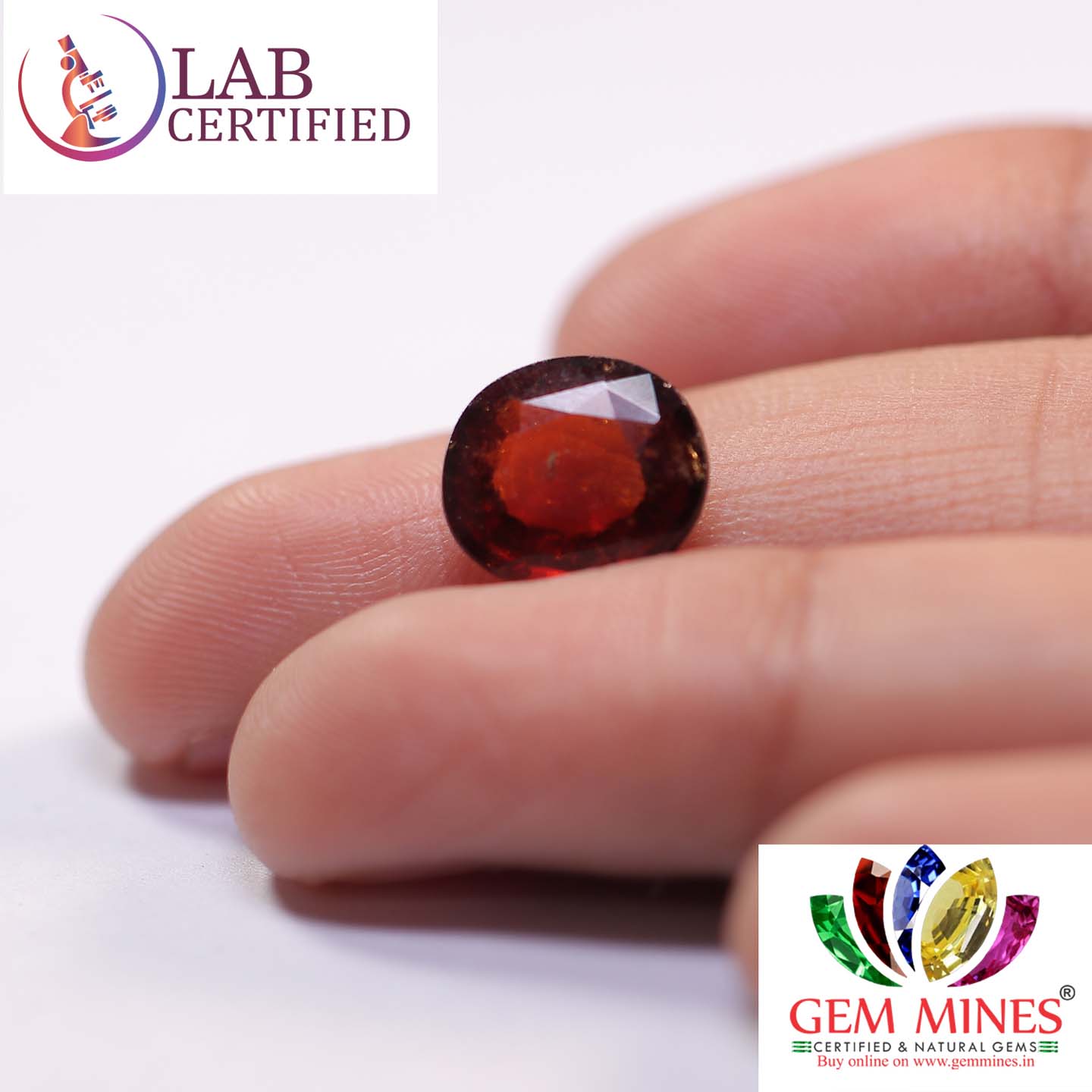 GMD3937 3 Hessonite (Gomed) 3.62 Ct.