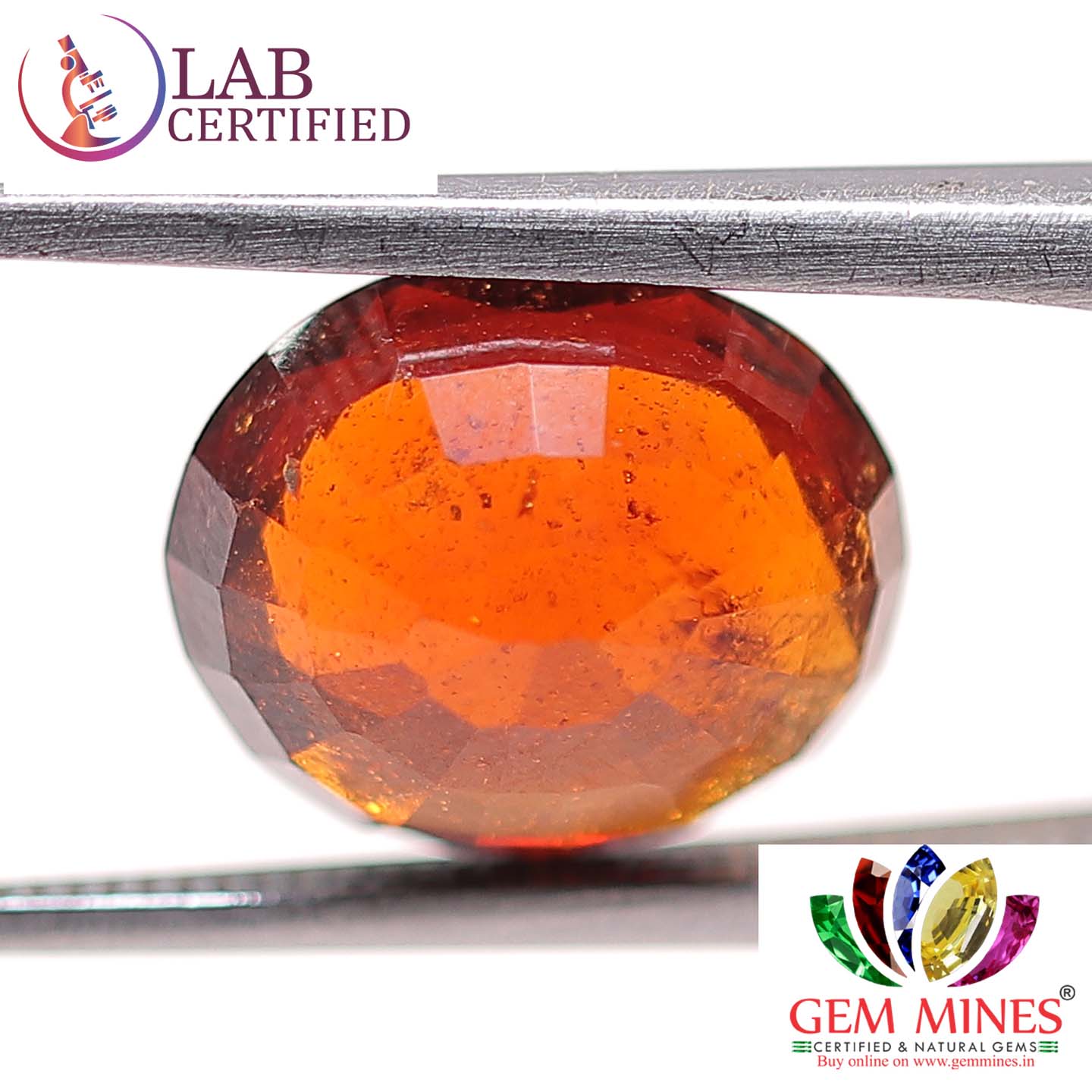GMD3945 2 Hessonite (Gomed) 3.94 Ct.