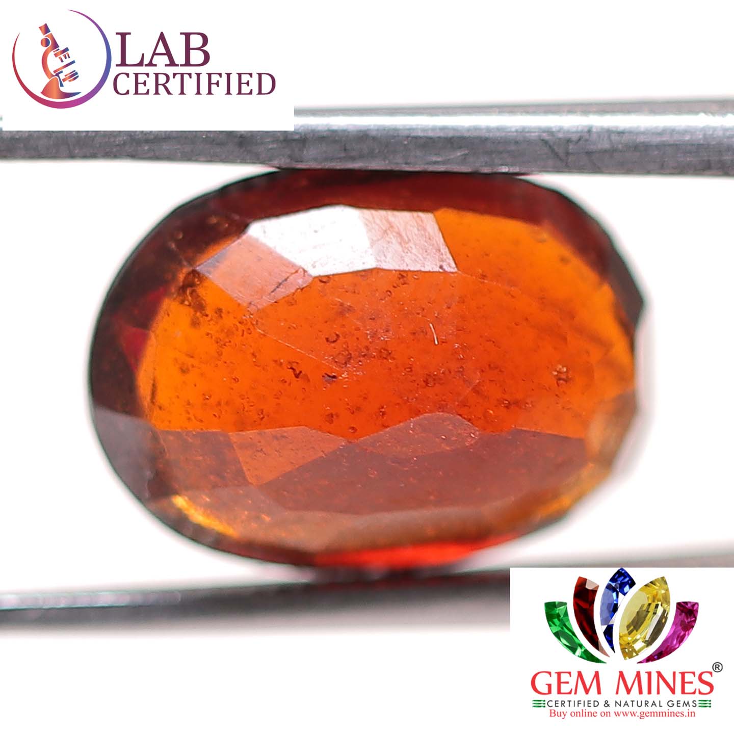 GMD3950 2 Hessonite (Gomed) 4.25 Ct.