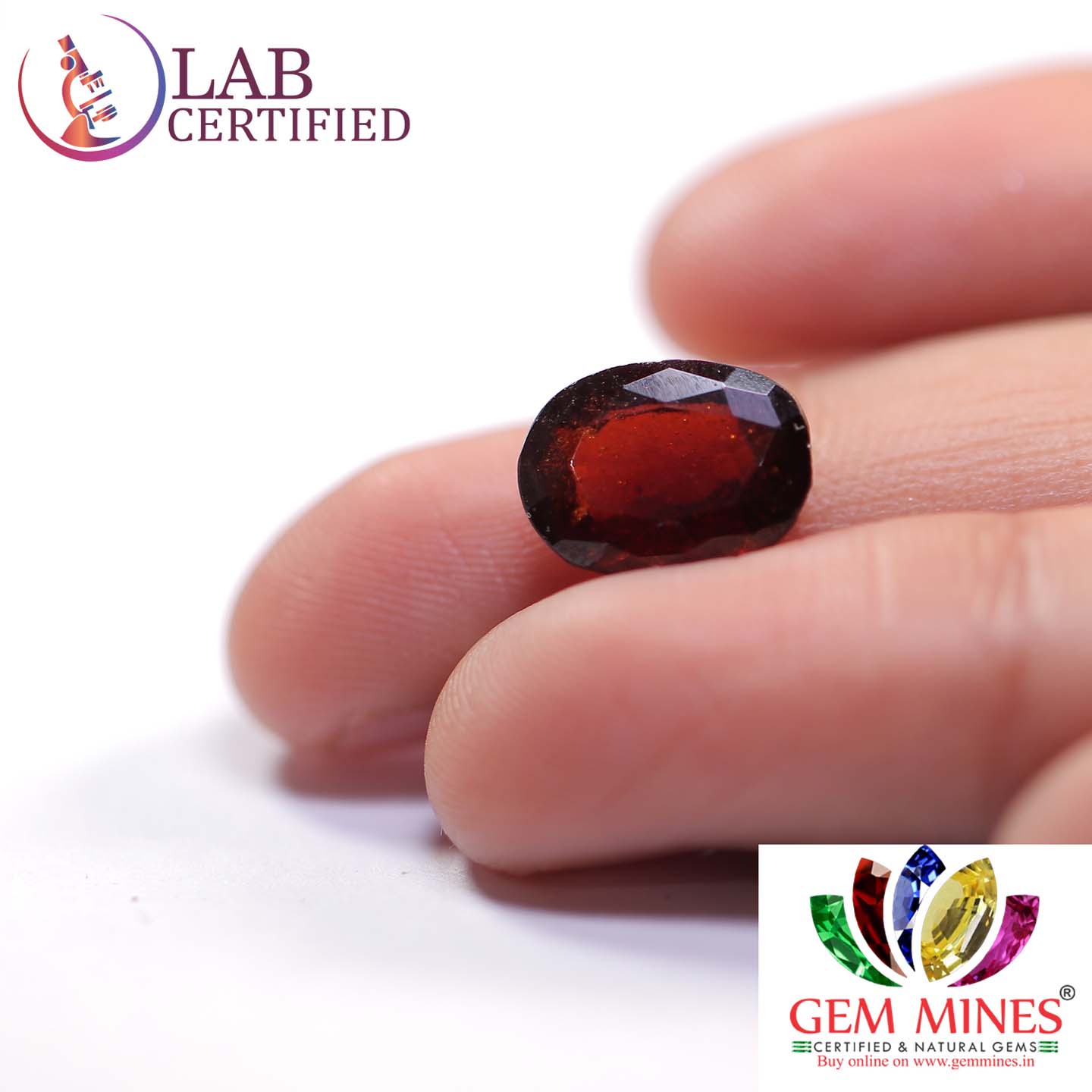 GMD3950 3 Hessonite (Gomed) 4.25 Ct.
