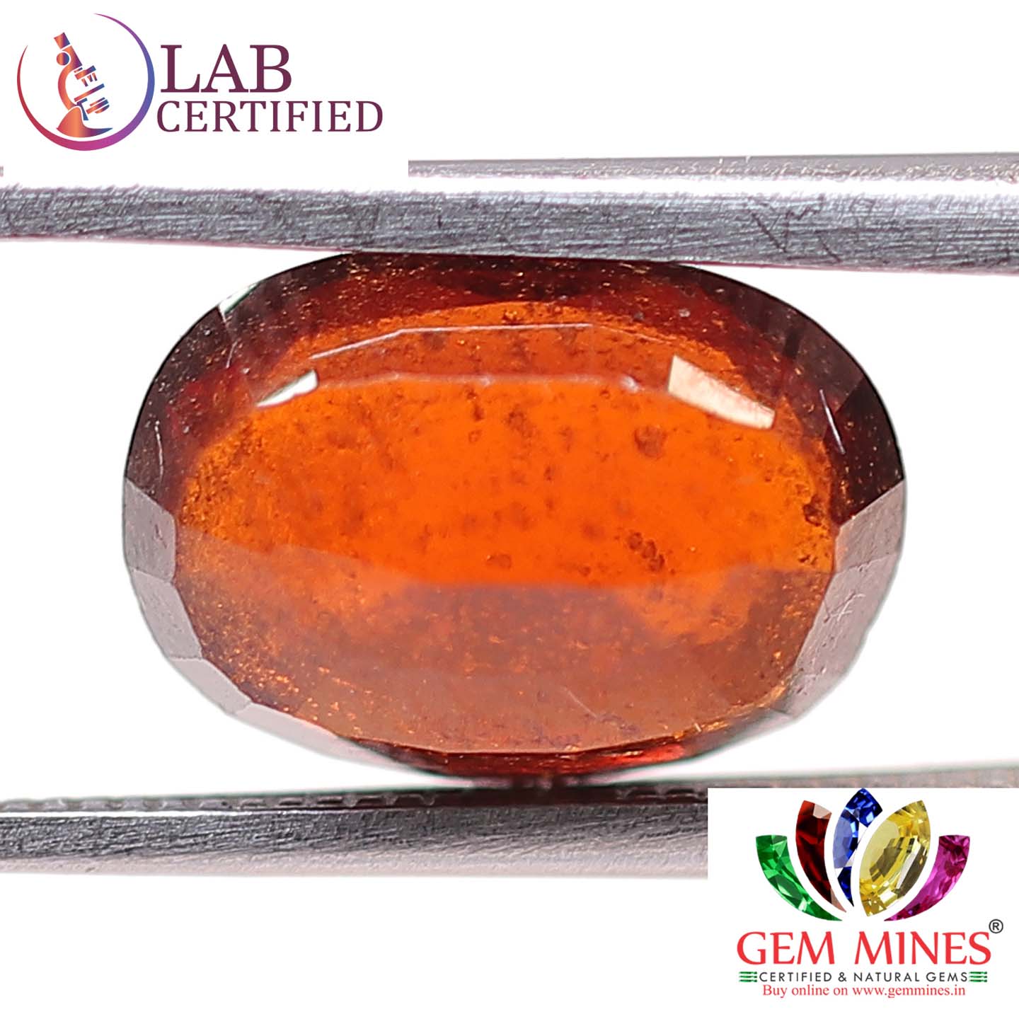 GMD3952 2 Hessonite (Gomed) 2.89 Ct.