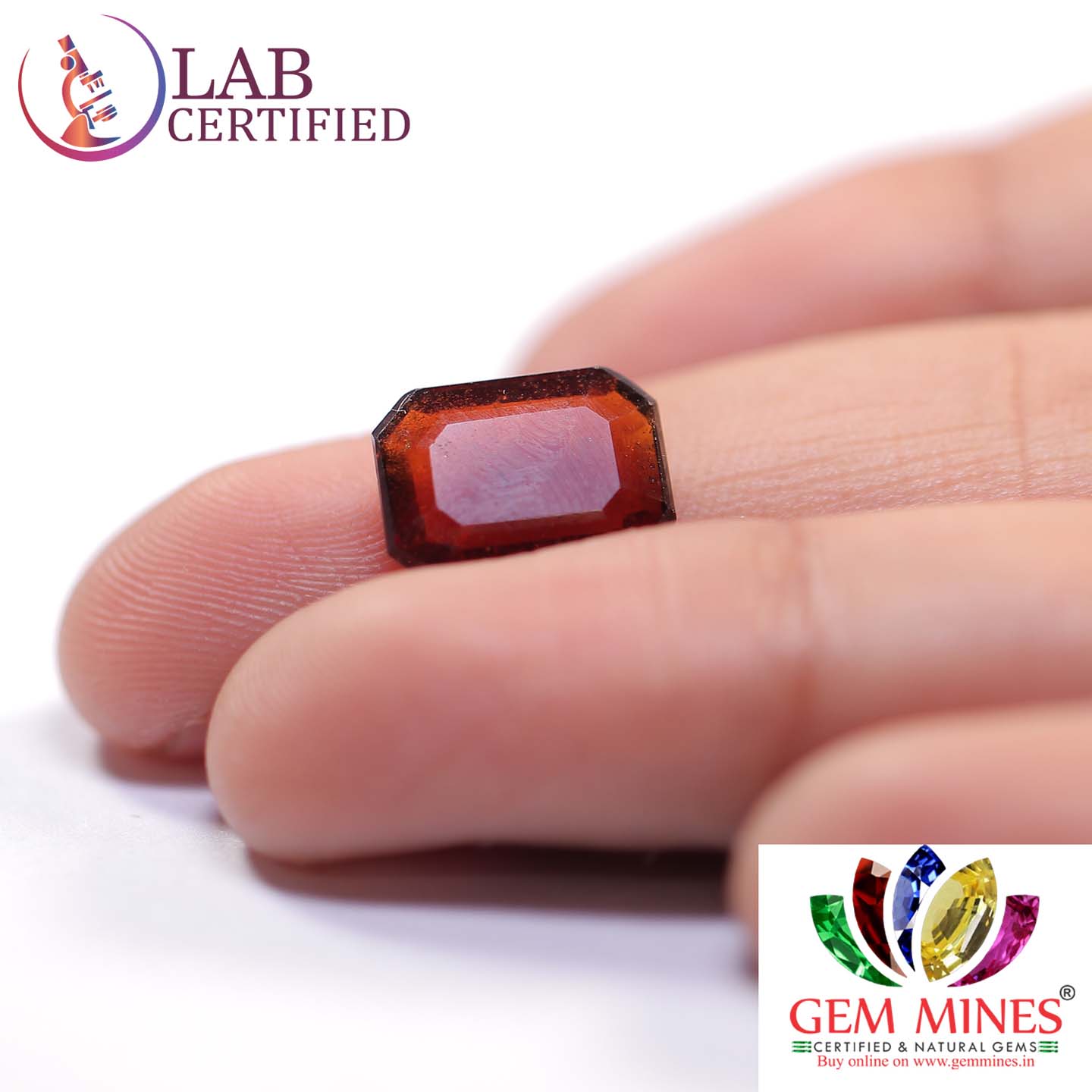 GMD3967 3 Hessonite (Gomed) 4.11 Ct.