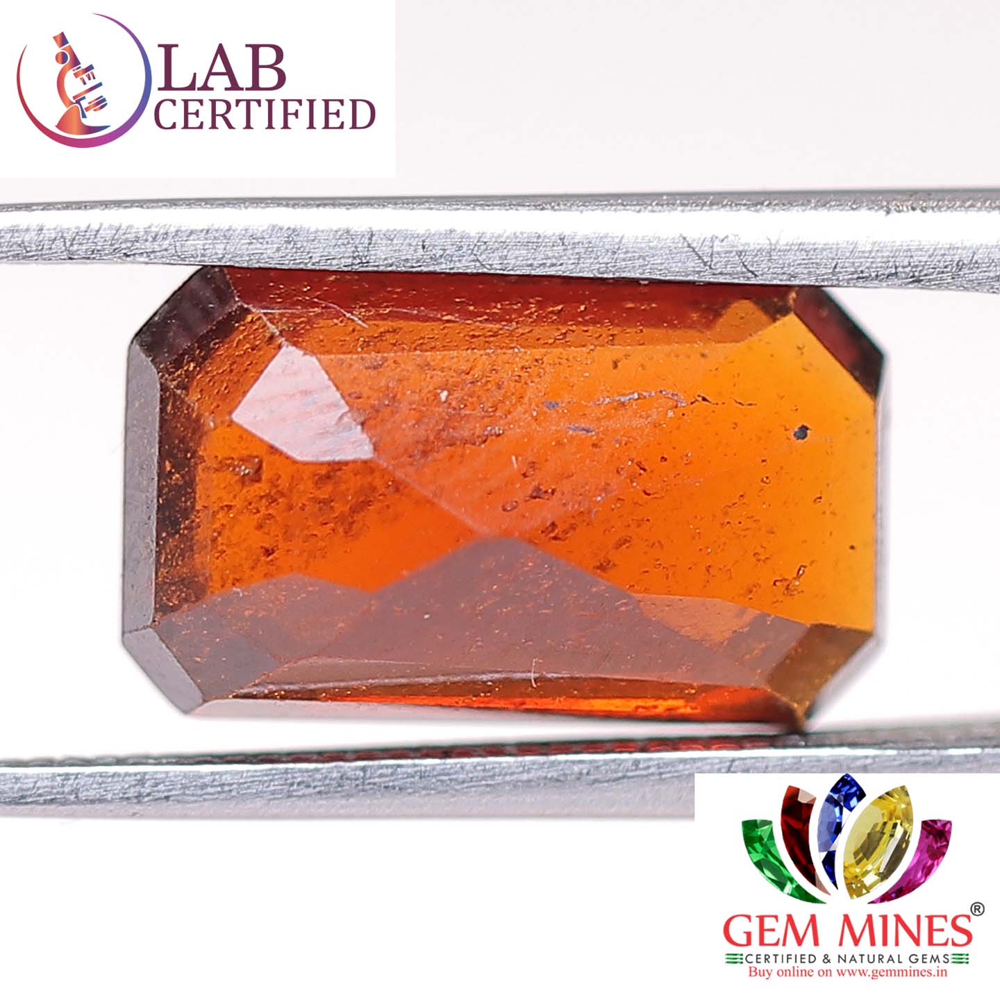 GMD3993 2 Hessonite (Gomed) 4.08 Ct.