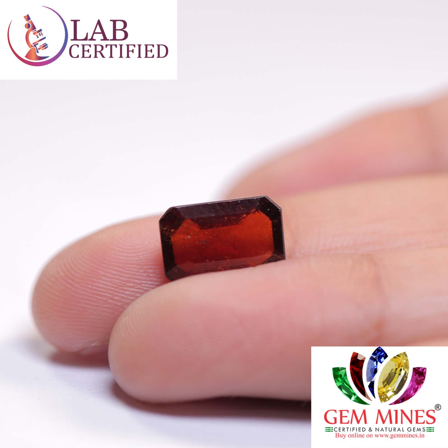 GMD3997 3 Hessonite (Gomed) 4.28 Ct.