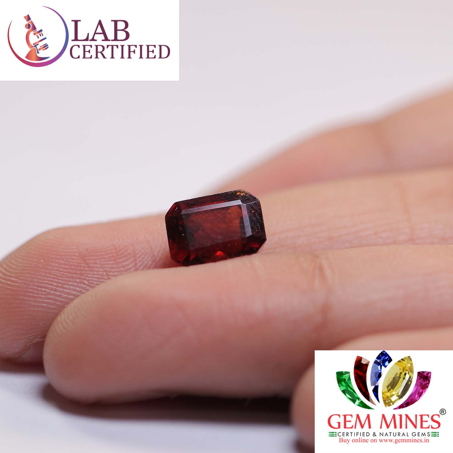 GMD4002 3 Hessonite (Gomed) 3.42 Ct.