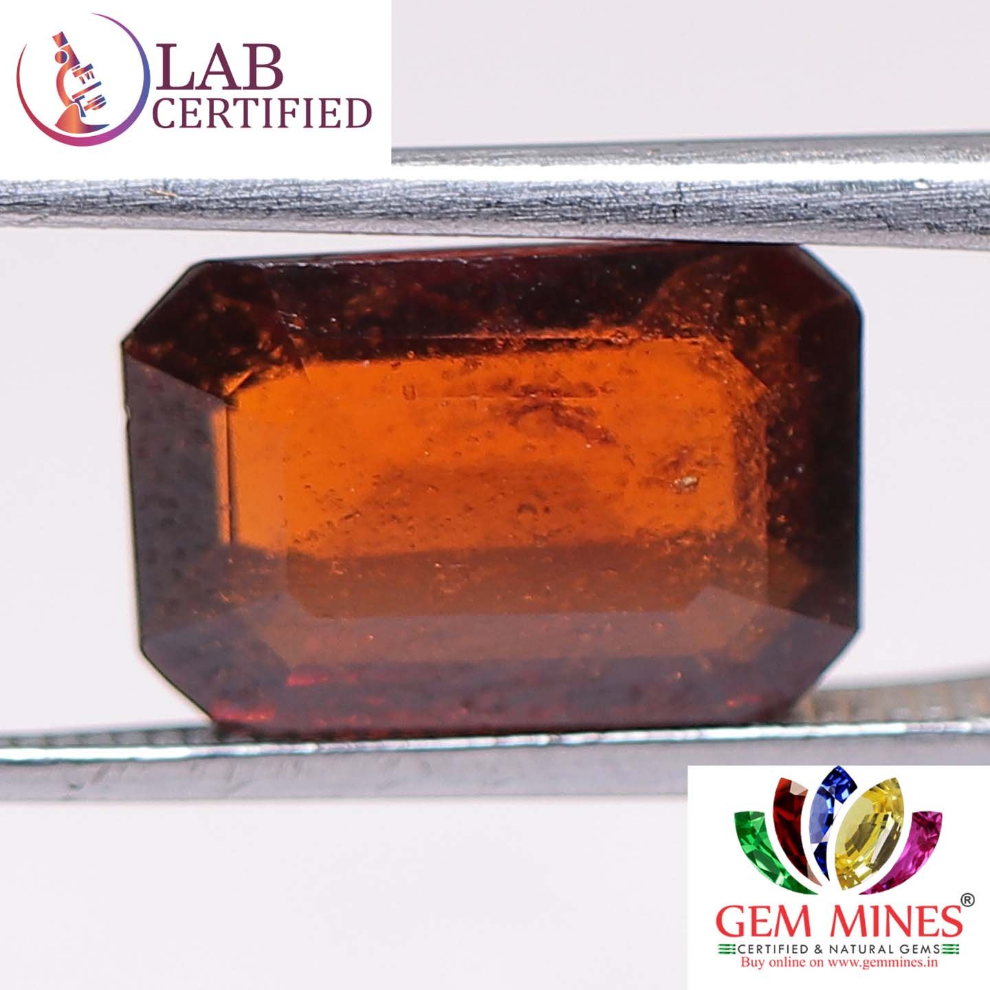 GMD4004 2 Hessonite (Gomed) 3.76 Ct.