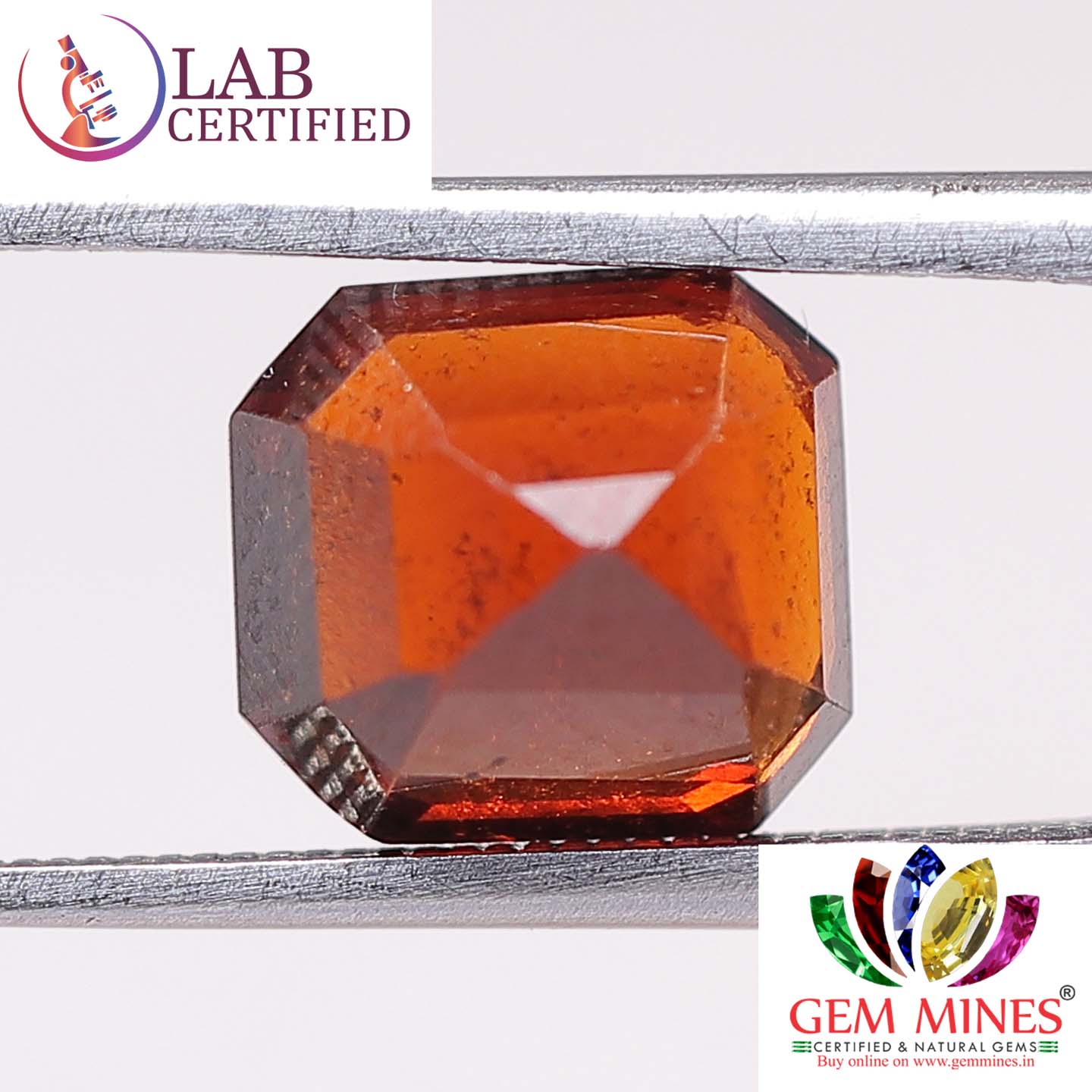 GMD4008 2 Hessonite (Gomed) 3.57 Ct.