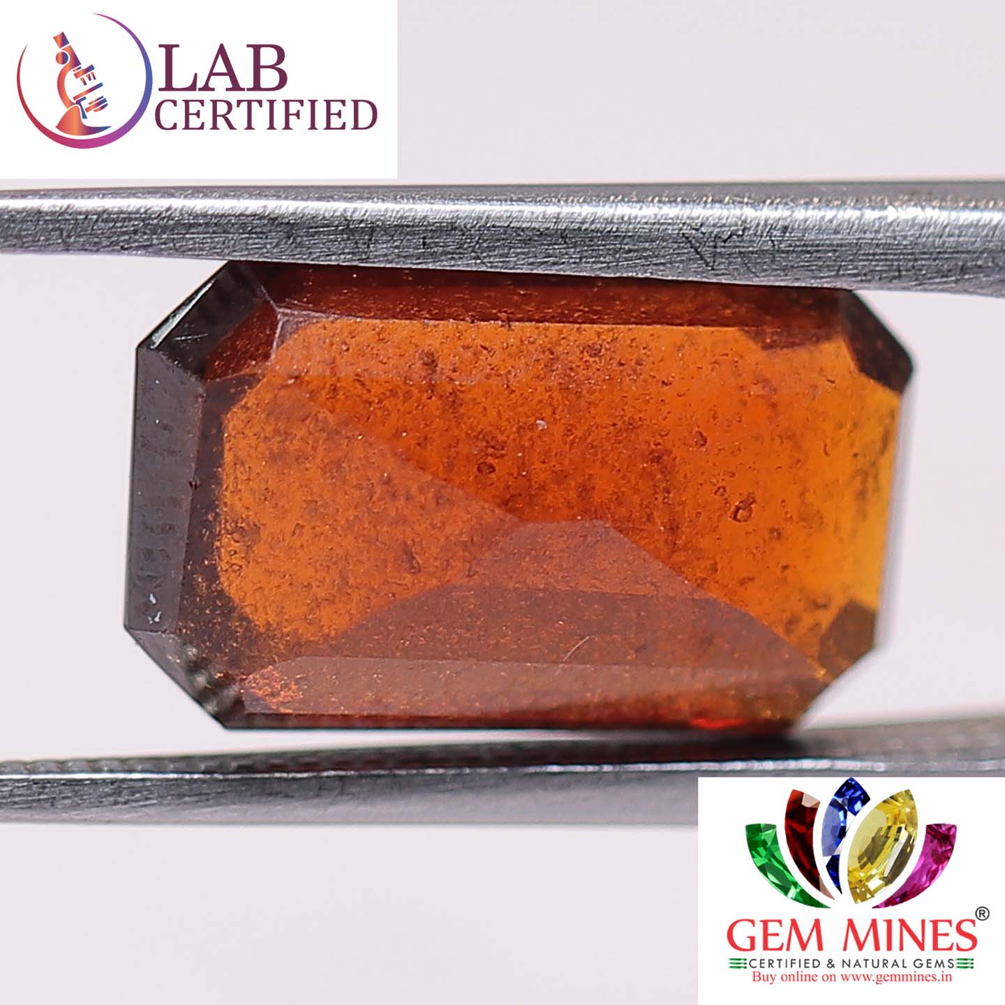GMD4009 2 Hessonite (Gomed) 4 Ct.