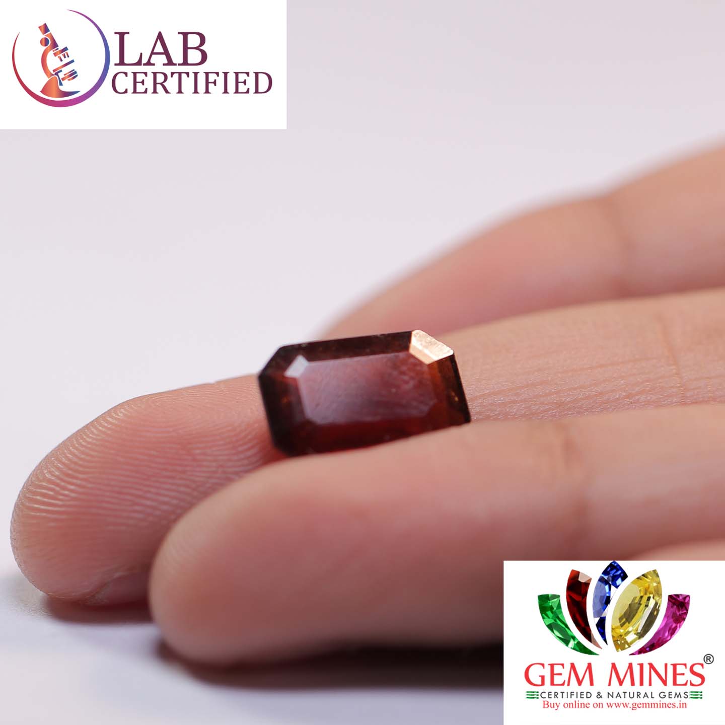 GMD4009 3 Hessonite (Gomed) 4 Ct.