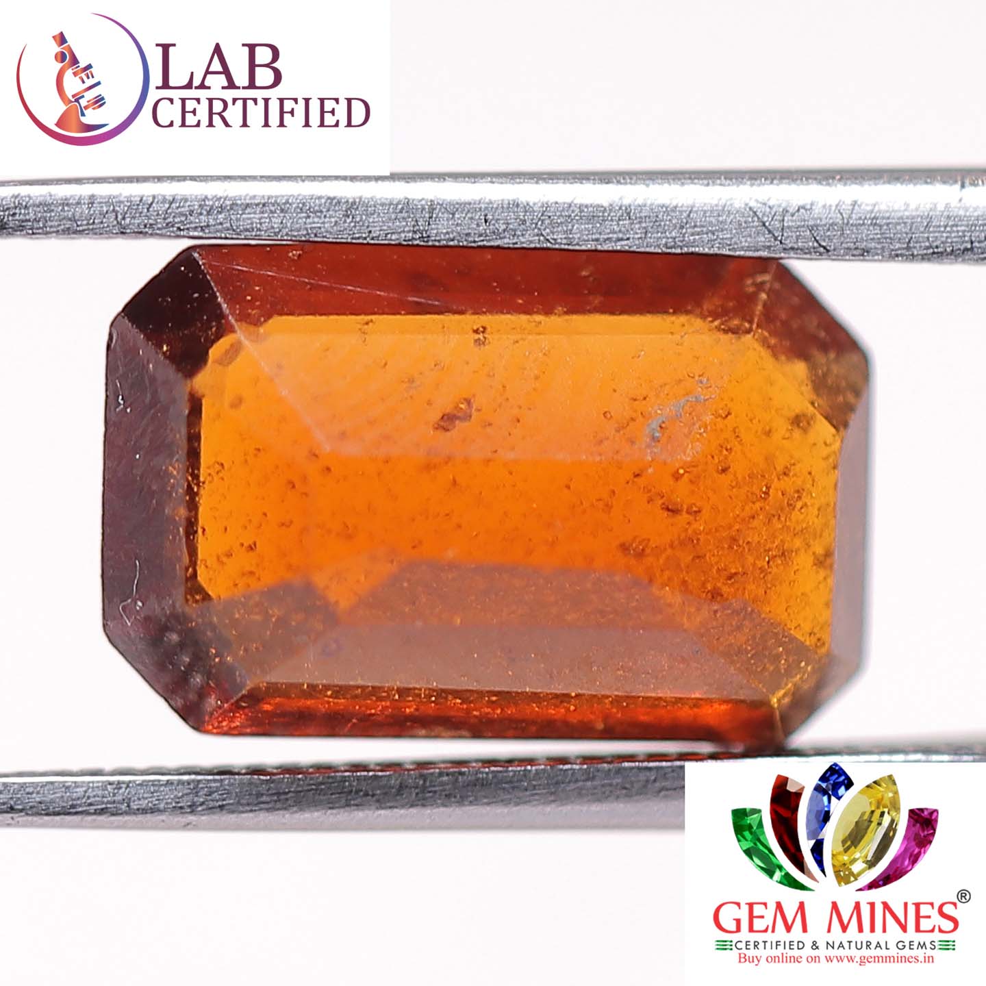 GMD4017 2 Hessonite (Gomed) 3.6 Ct.