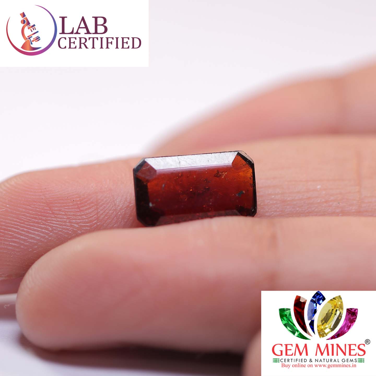 GMD4017 3 Hessonite (Gomed) 3.6 Ct.