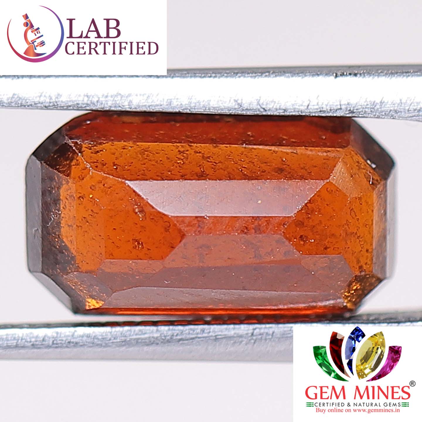 Hessonite (Gomed) 3.97 Ct.