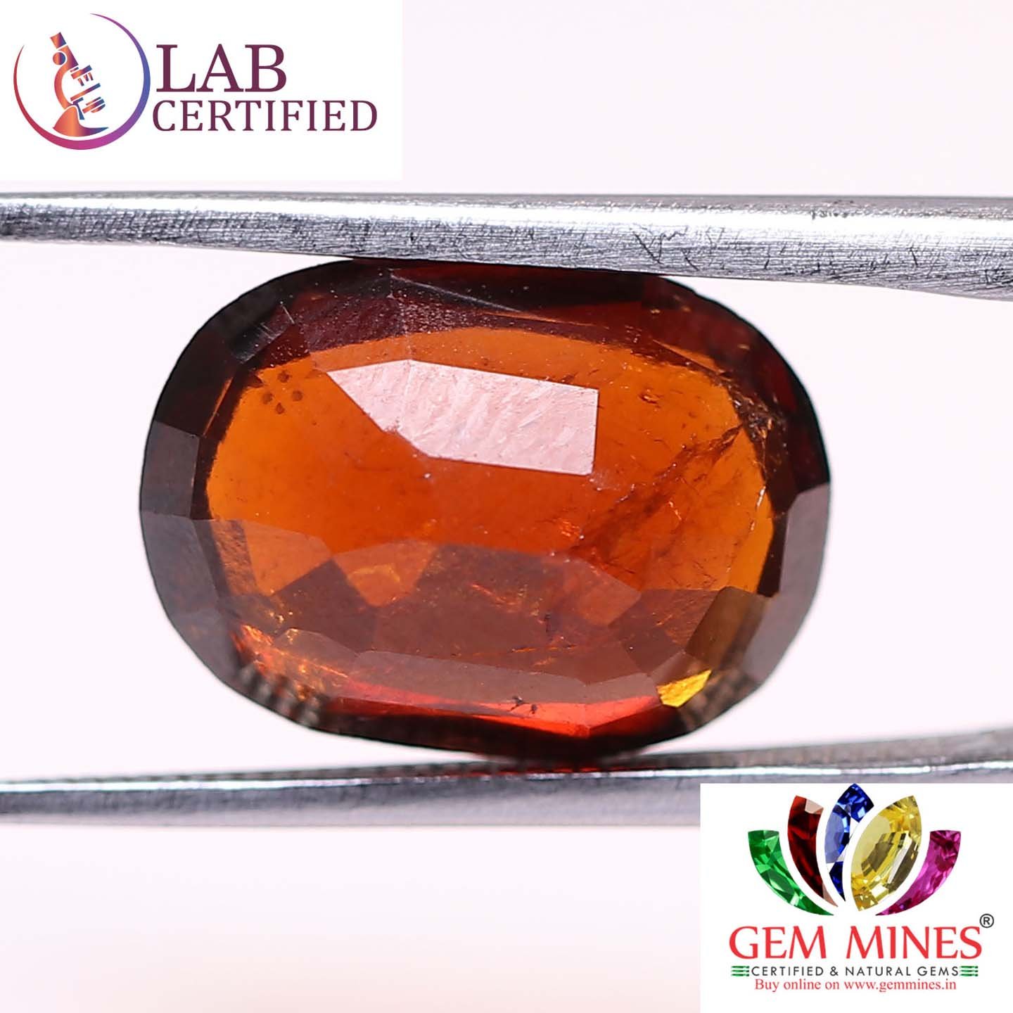 GMD4189 2 Hessonite (Gomed) 5.41 Ct.