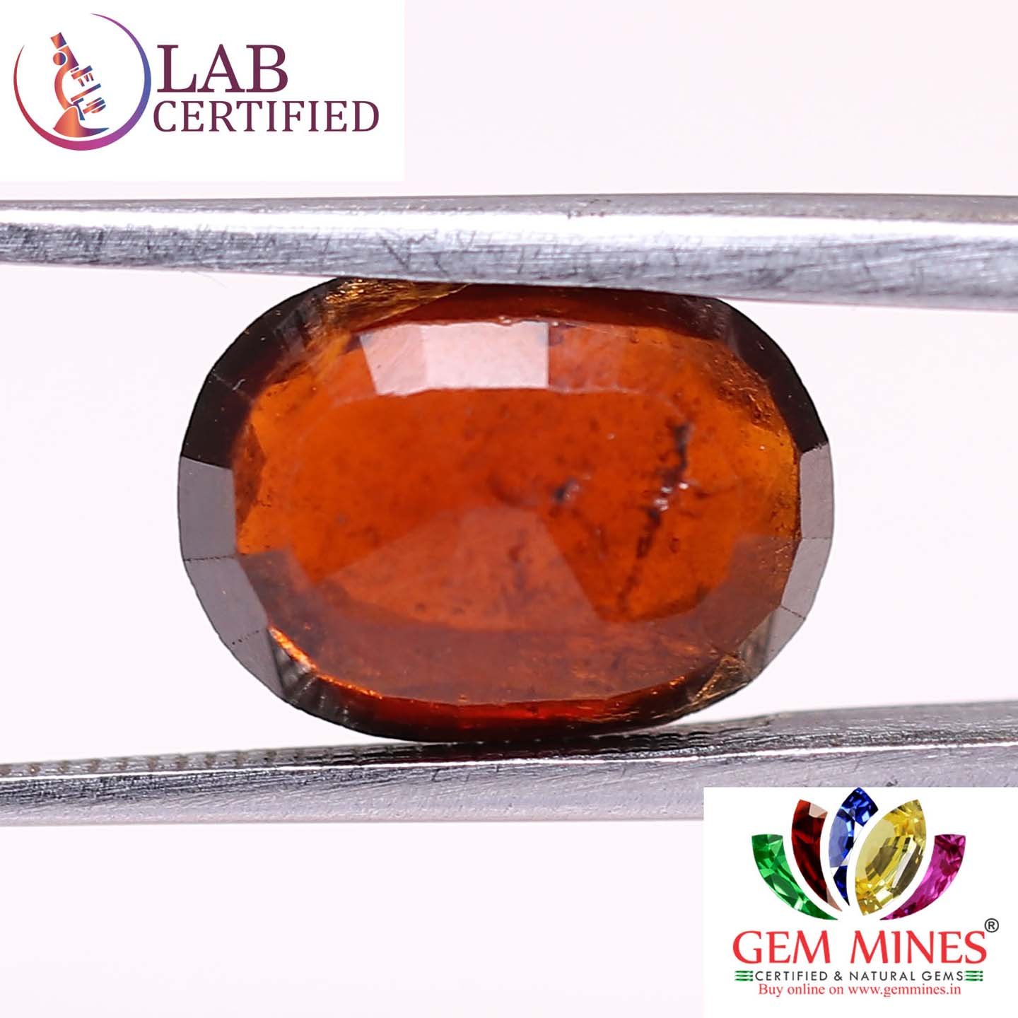 GMD4190 2 Hessonite (Gomed) 3.92 Ct.