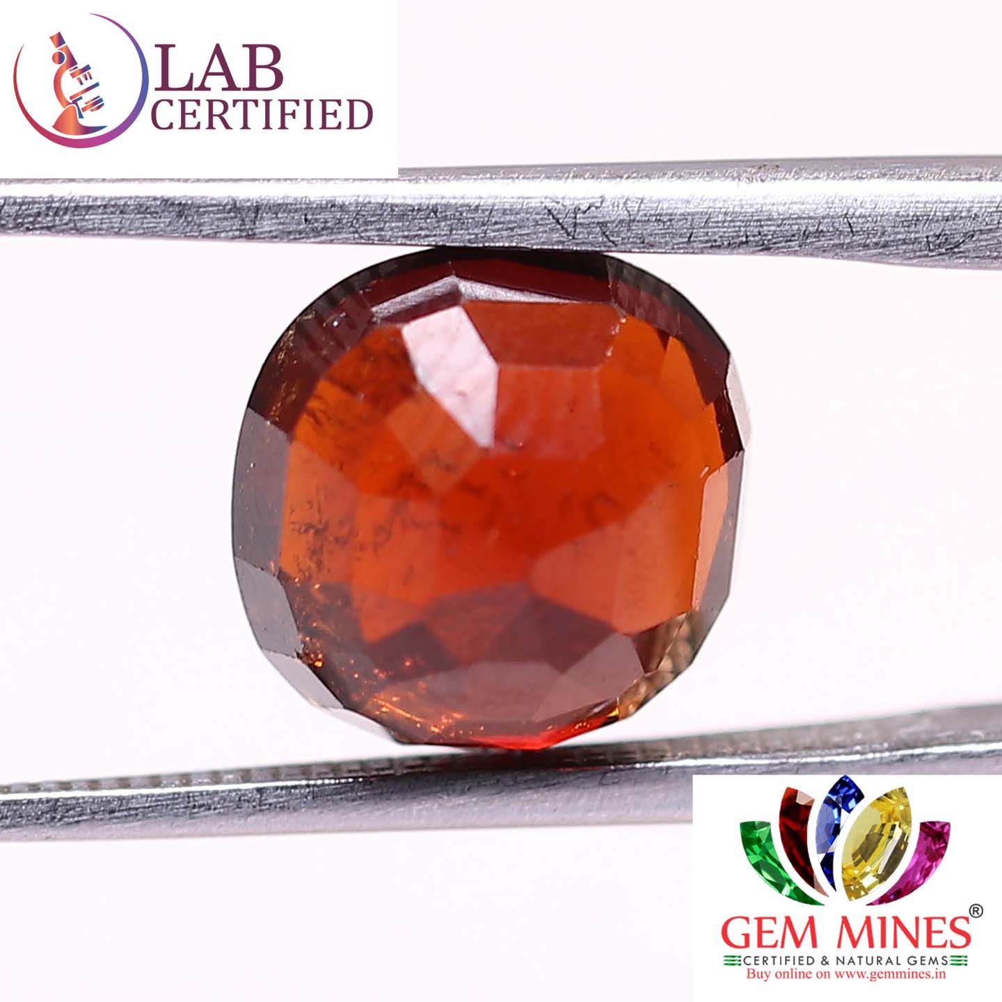 GMD4194 2 Hessonite (Gomed) 3.97 Ct.
