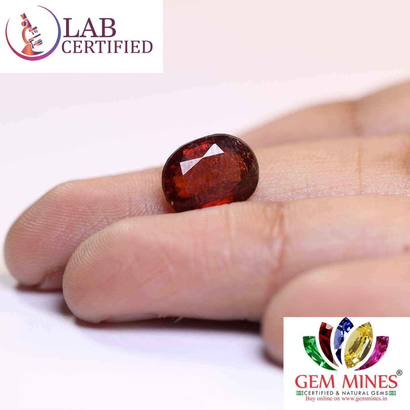 GMD4196 3 Hessonite (Gomed) 3.79 Ct.