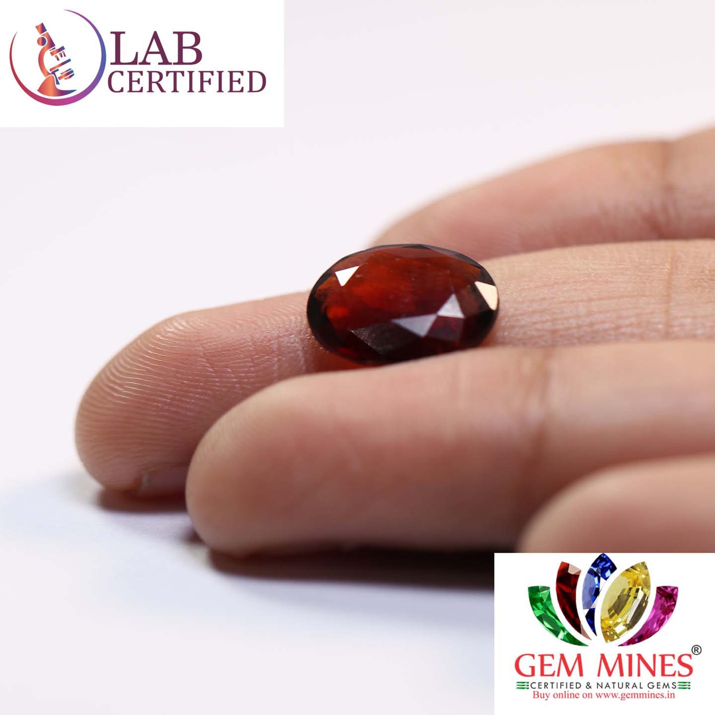 Hessonite (Gomed) 4.26 Ct. 4 GMD4222 3 Hessonite (Gomed) 4.26 Ct.