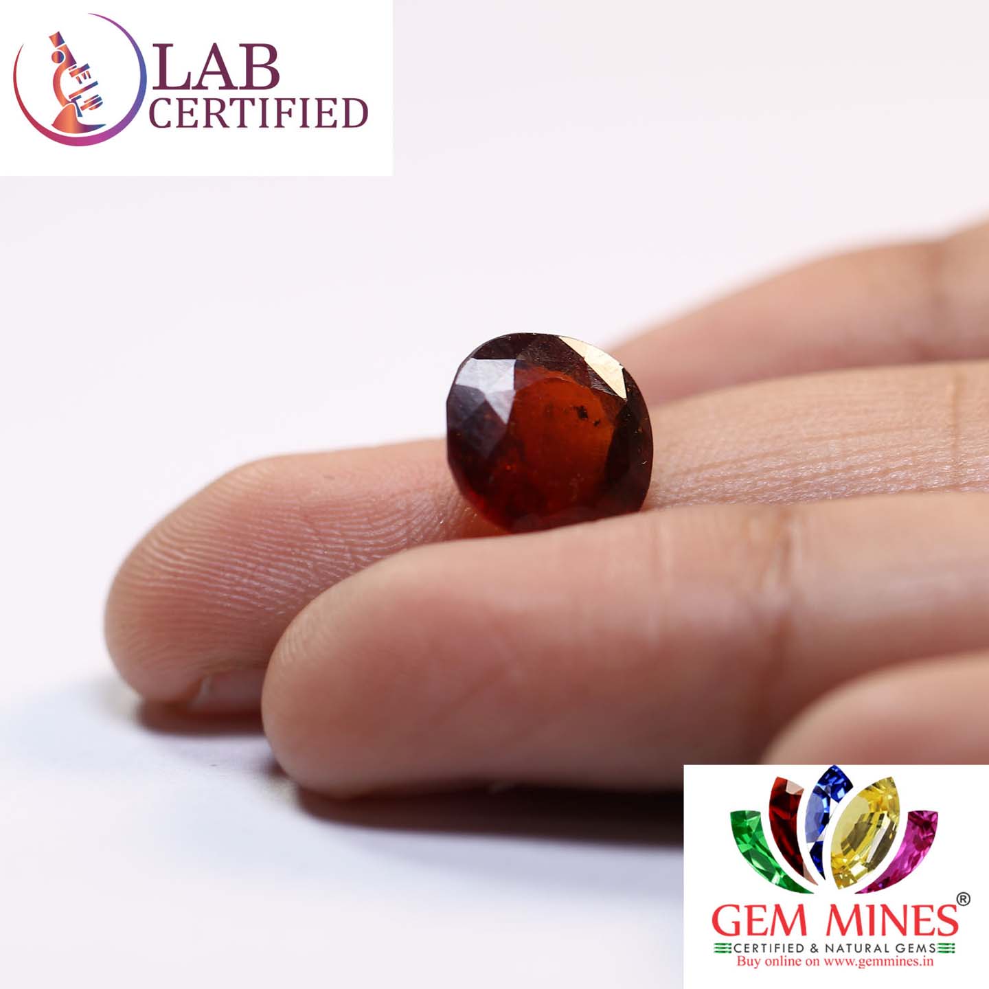 GMD4228 3 Hessonite (Gomed) 4.62 Ct.