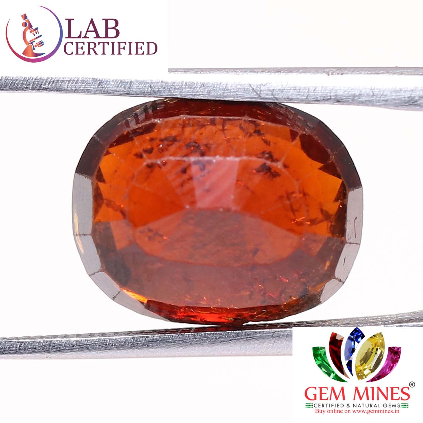 GMD4239 2 Hessonite (Gomed) 6.26 Ct.