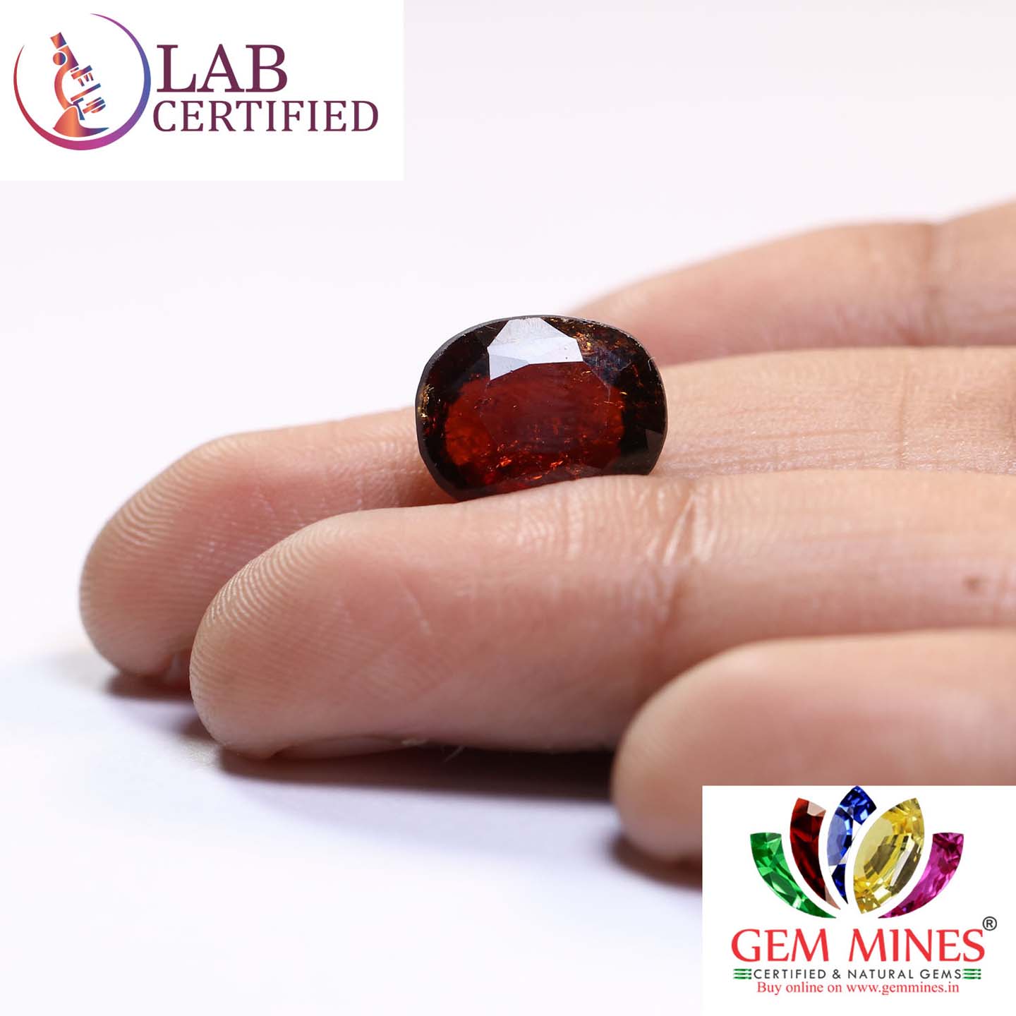 GMD4239 3 Hessonite (Gomed) 6.26 Ct.