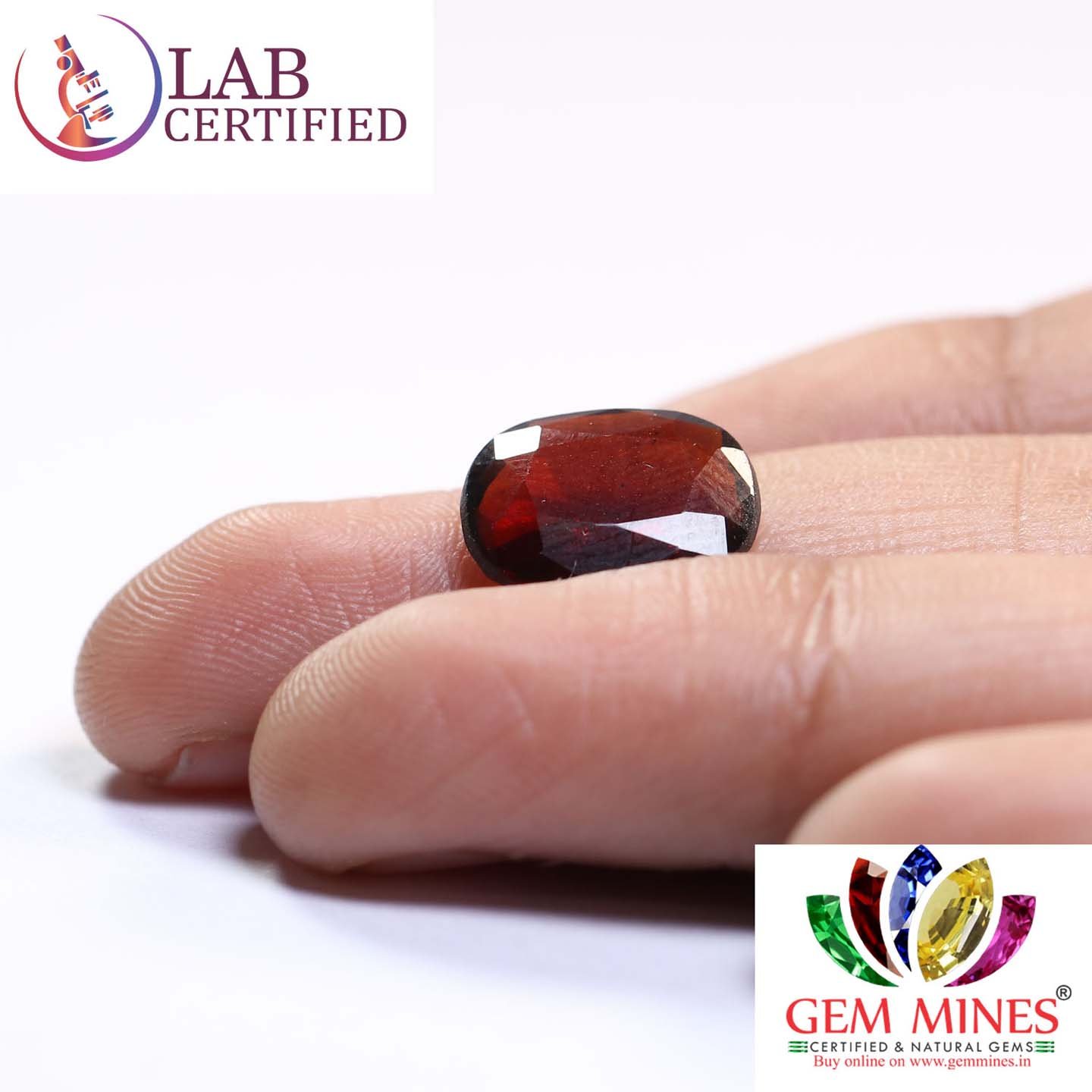GMD4244 3 Hessonite (Gomed) 4.47 Ct.