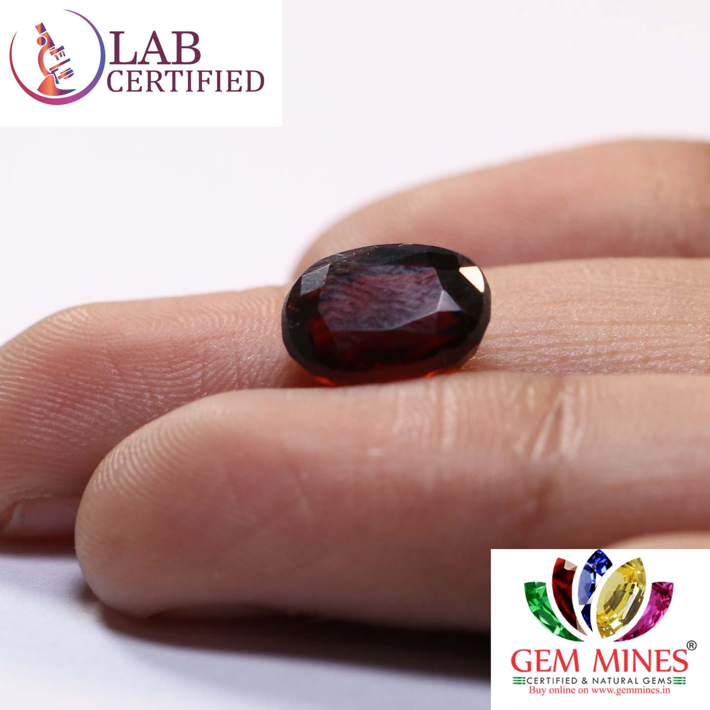 GMD4252 3 Hessonite (Gomed) 4.47 Ct.