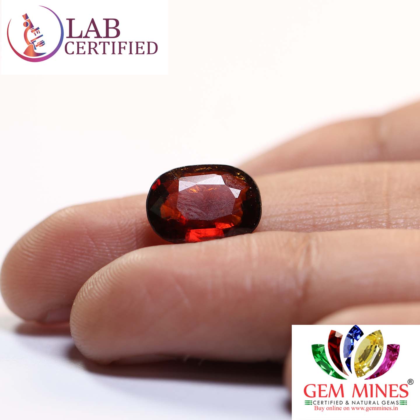 GMD4263 3 Hessonite (Gomed) 3.91 Ct.