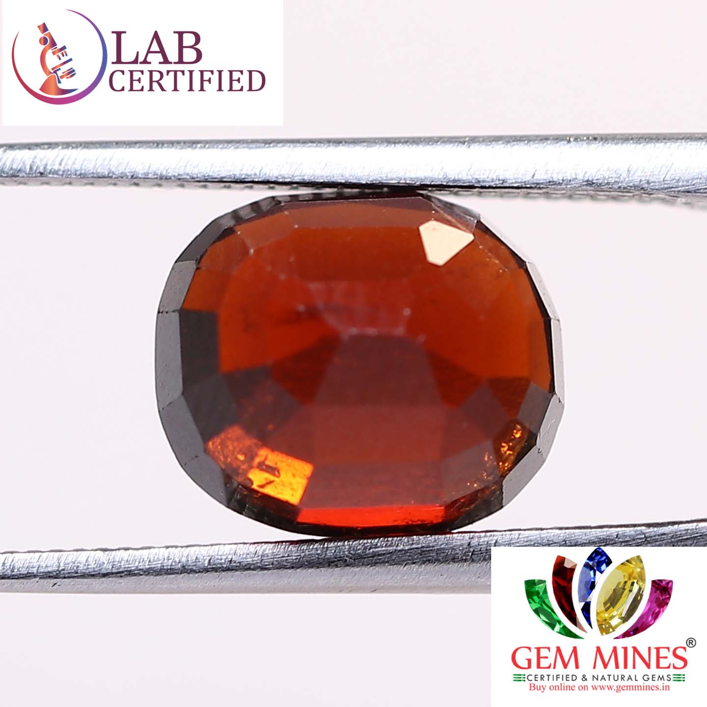GMD4272 2 Hessonite (Gomed) 3.93 Ct.