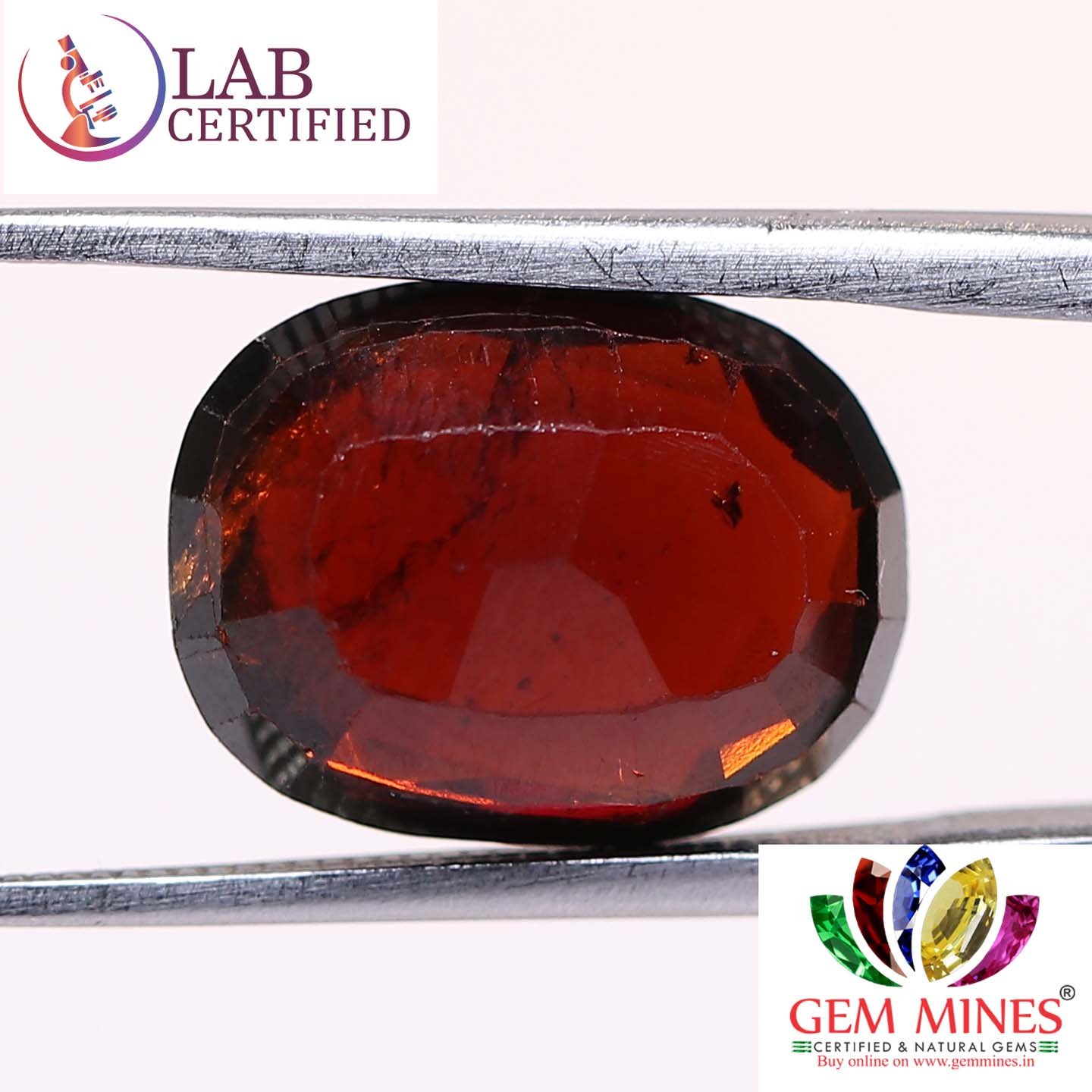 GMD4280 2 Hessonite (Gomed) 6.28 Ct.