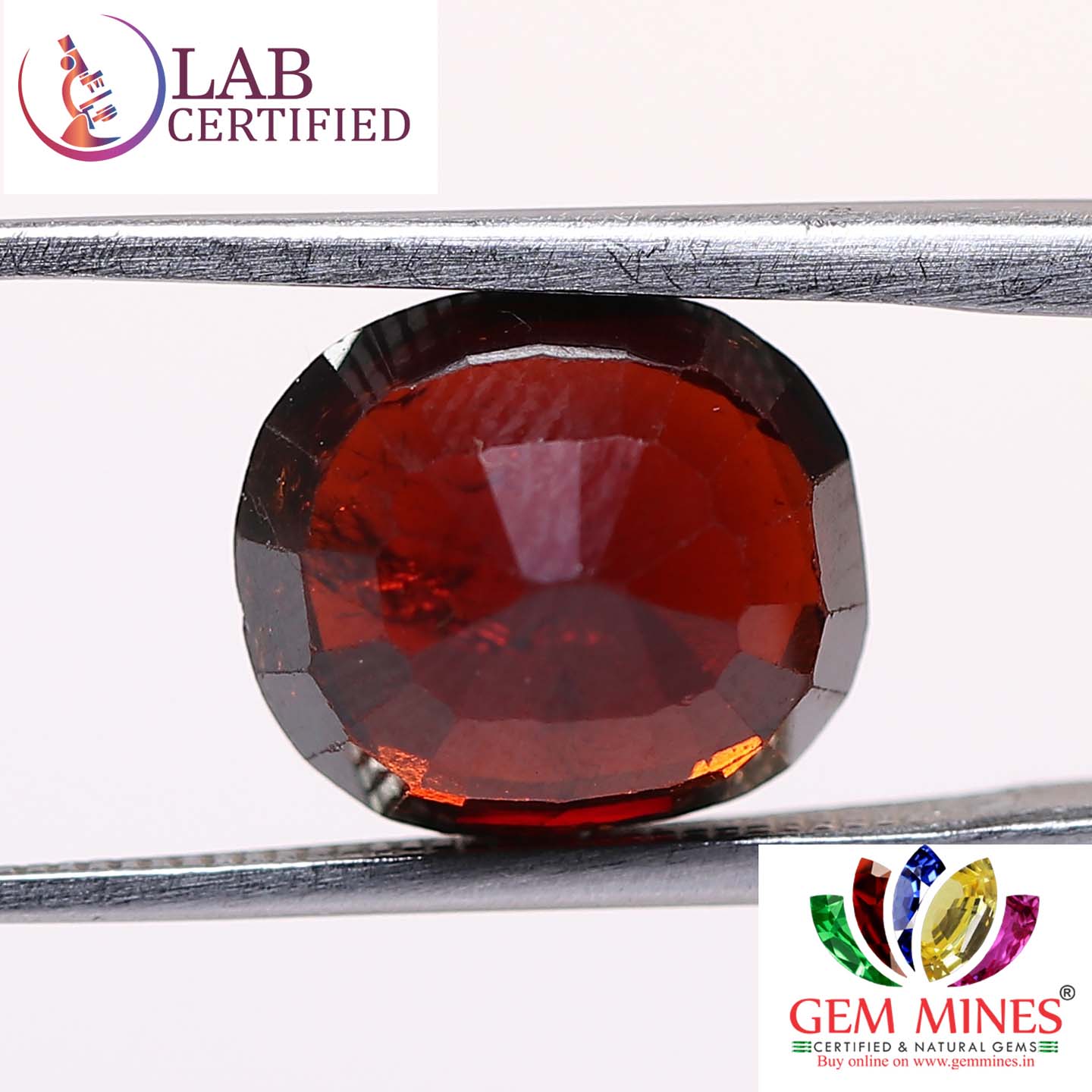 GMD4285 2 Hessonite (Gomed) 4.65 Ct.