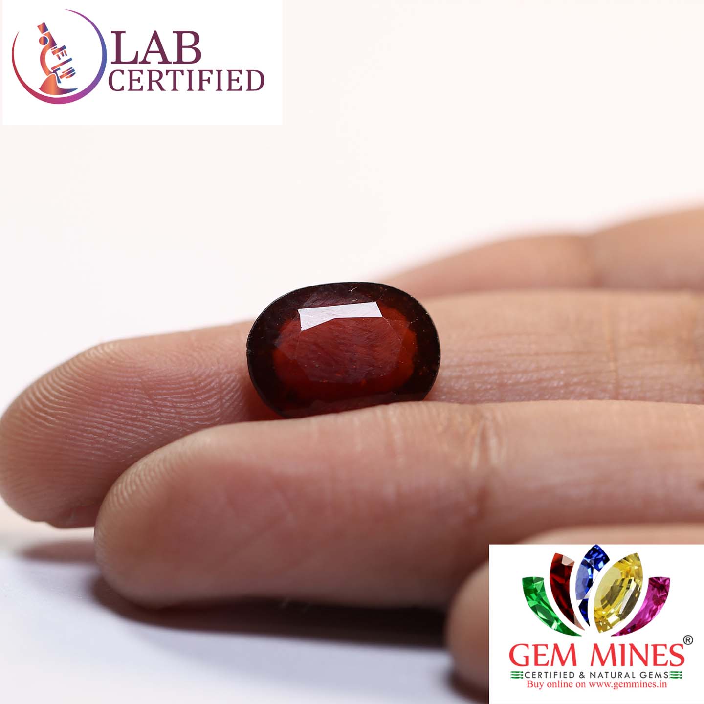 GMD4298 3 Hessonite (Gomed) 4.44 Ct.