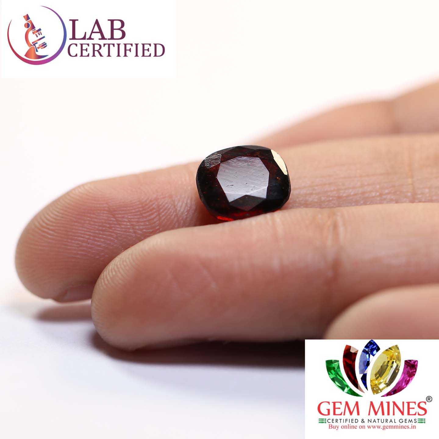 GMD4299 3 Hessonite (Gomed) 3.74 Ct.