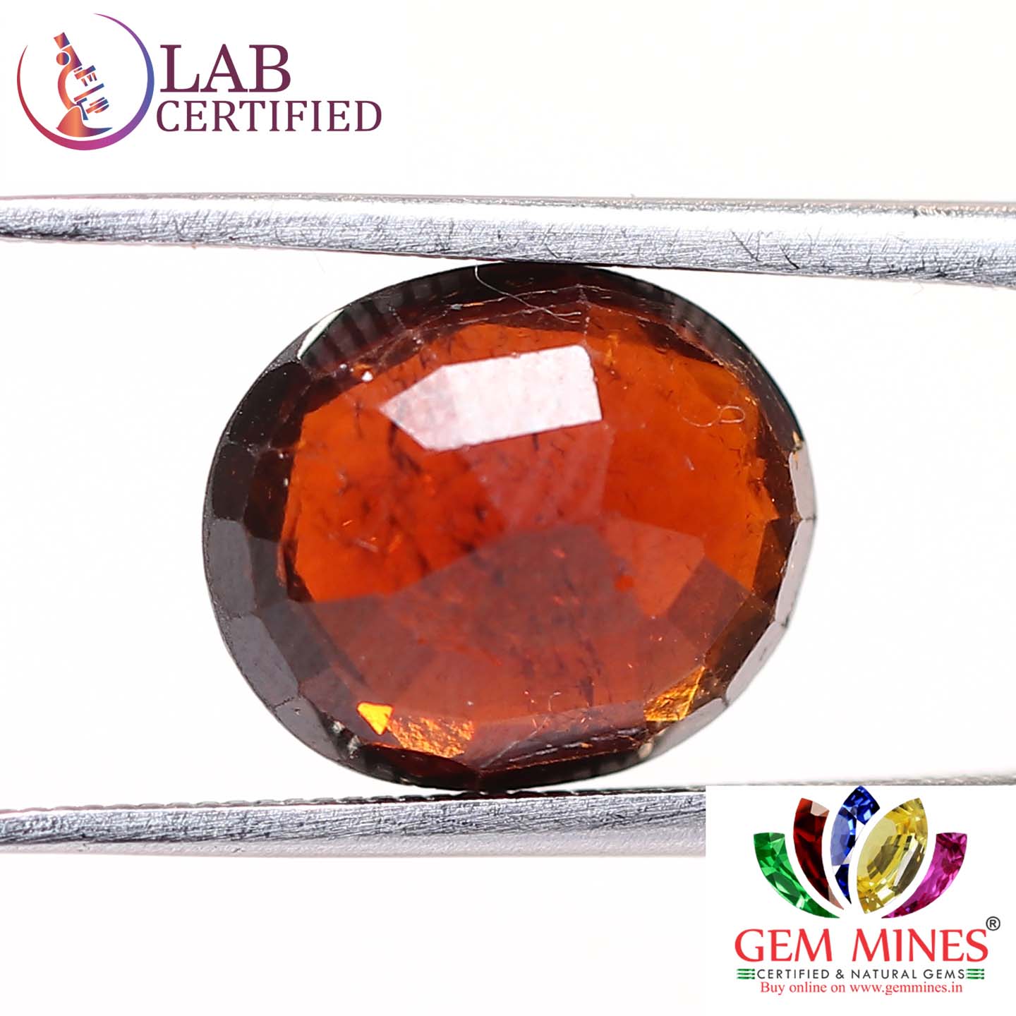GMD4305 2 Hessonite (Gomed) 4.11 Ct.