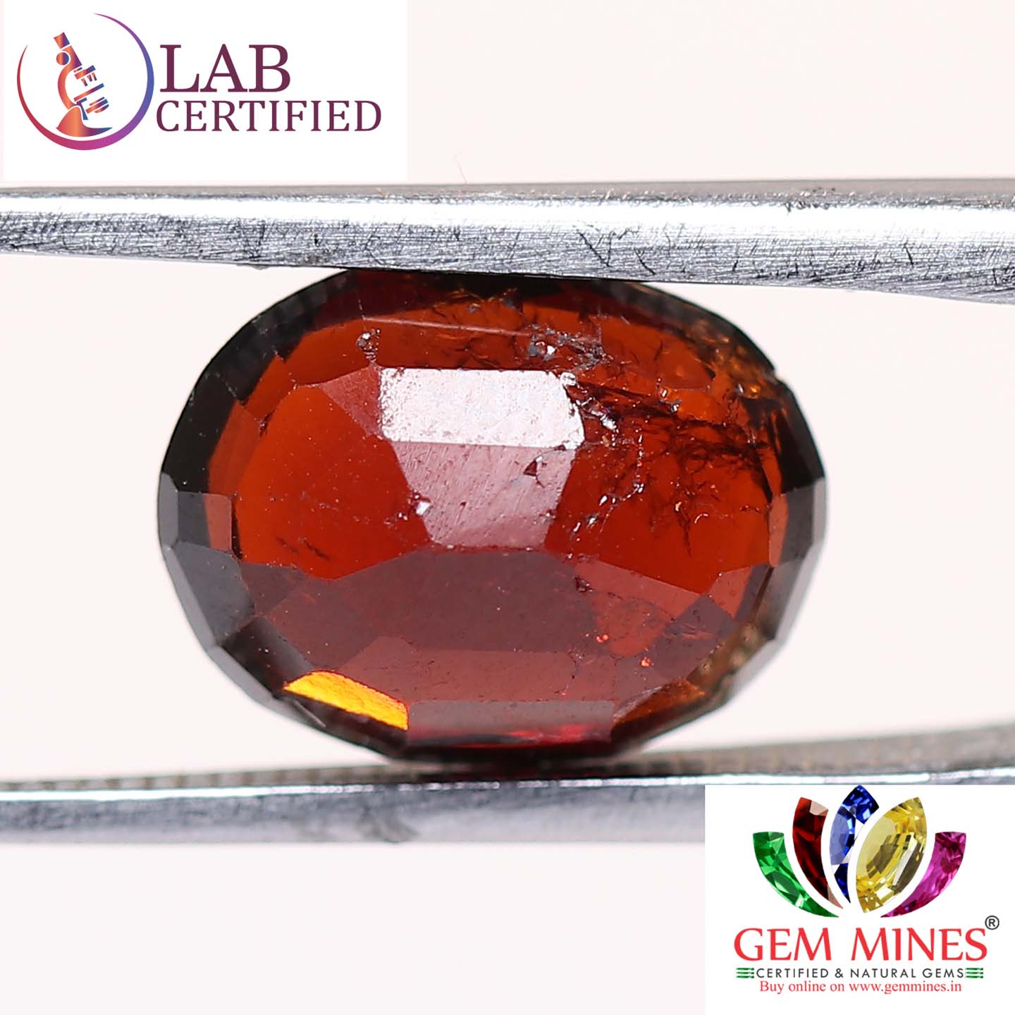 GMD4309 2 Hessonite (Gomed) 3.47 Ct.