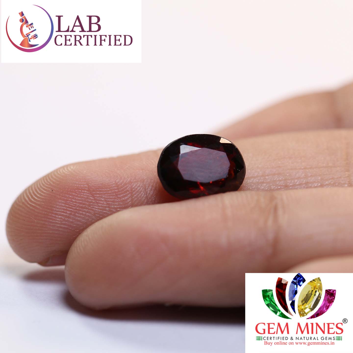 GMD4309 3 Hessonite (Gomed) 3.47 Ct.