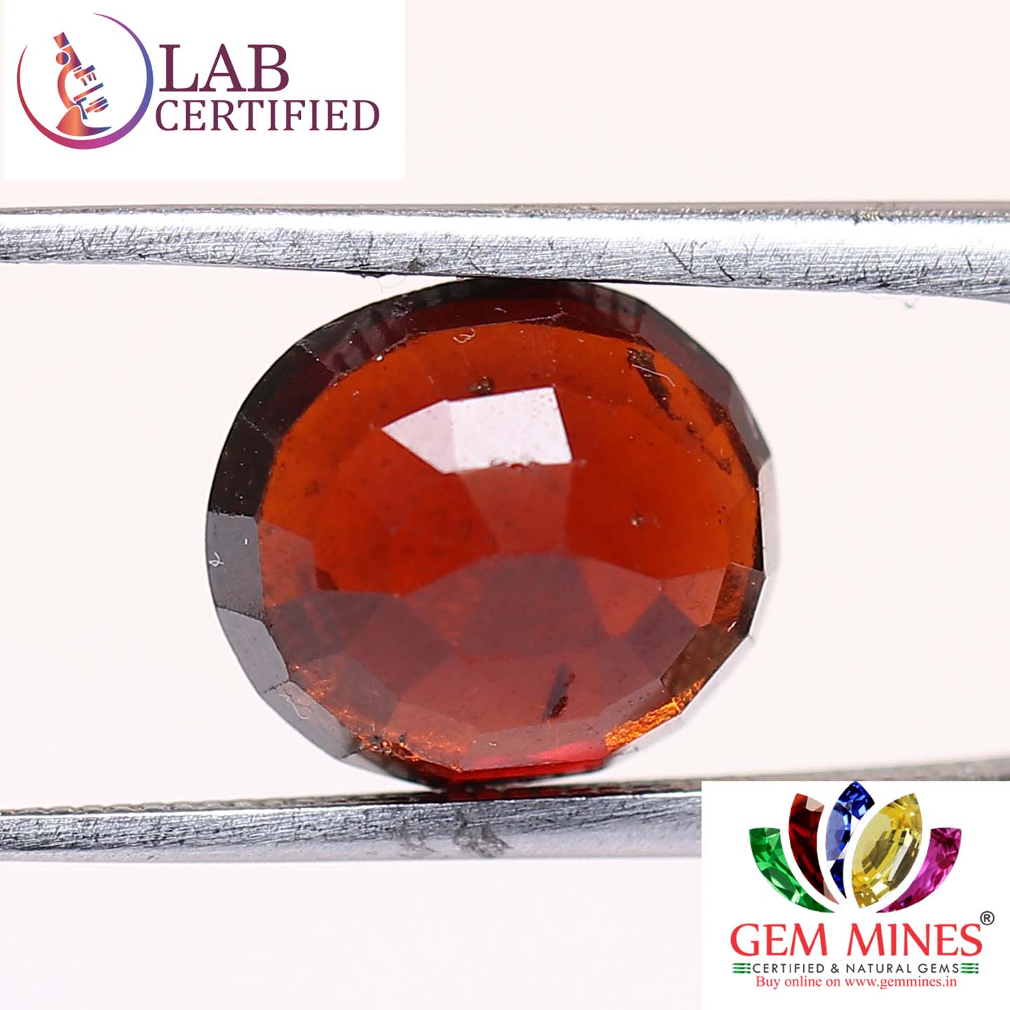 Hessonite (Gomed) 3.97 Ct. 3 GMD4313 2 Hessonite (Gomed) 3.97 Ct.
